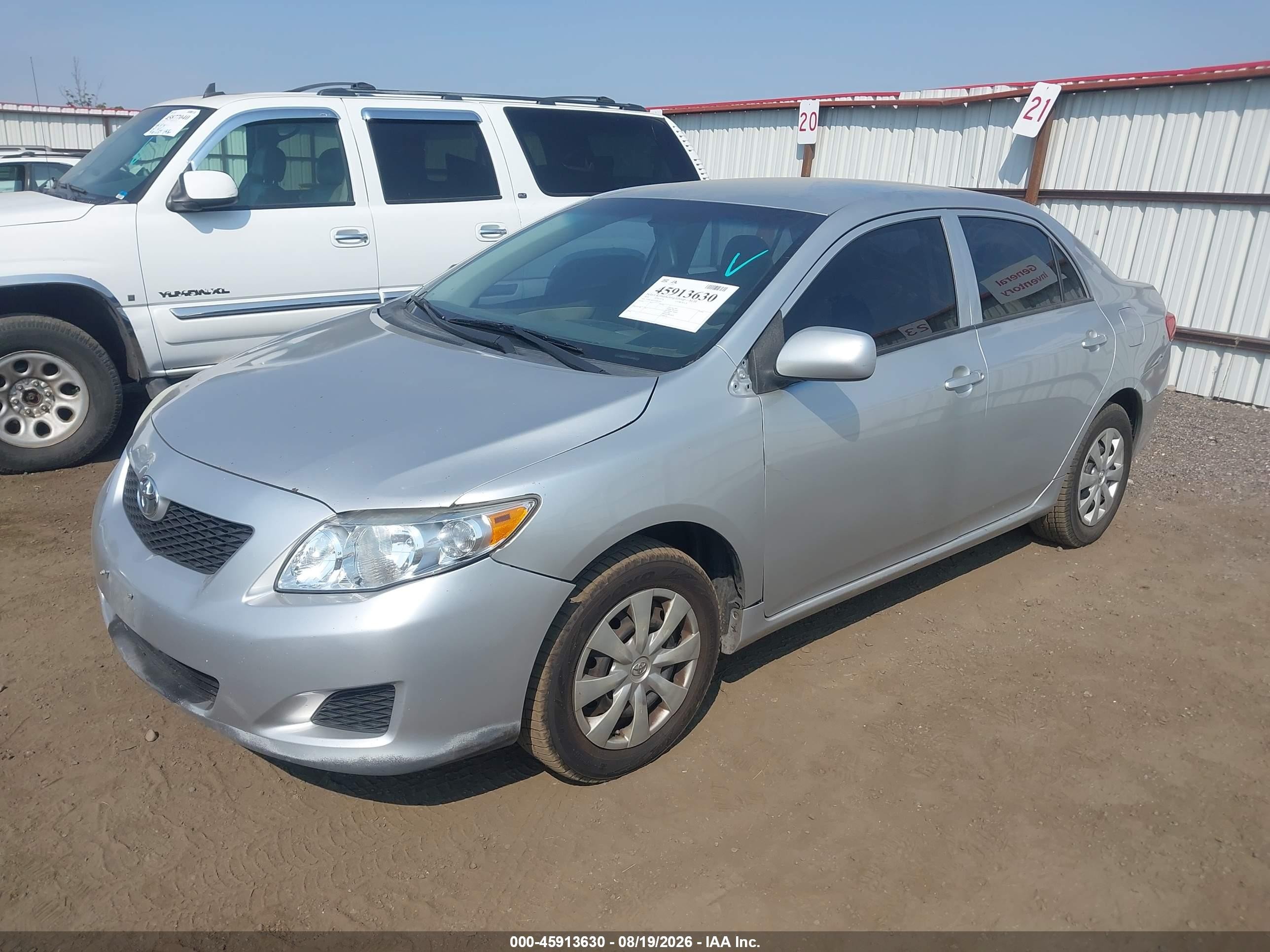 2010 Toyota Corolla Le Silver vin: JTDBU4EE2AJ065162