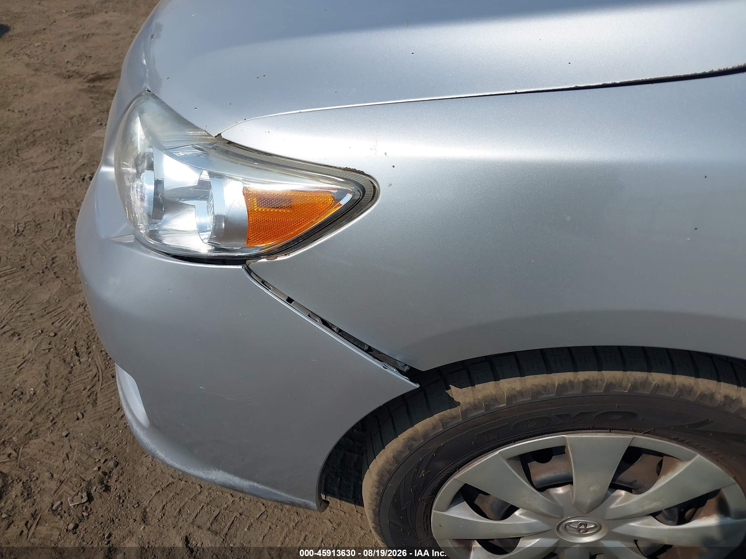 2010 Toyota Corolla Le Silver vin: JTDBU4EE2AJ065162