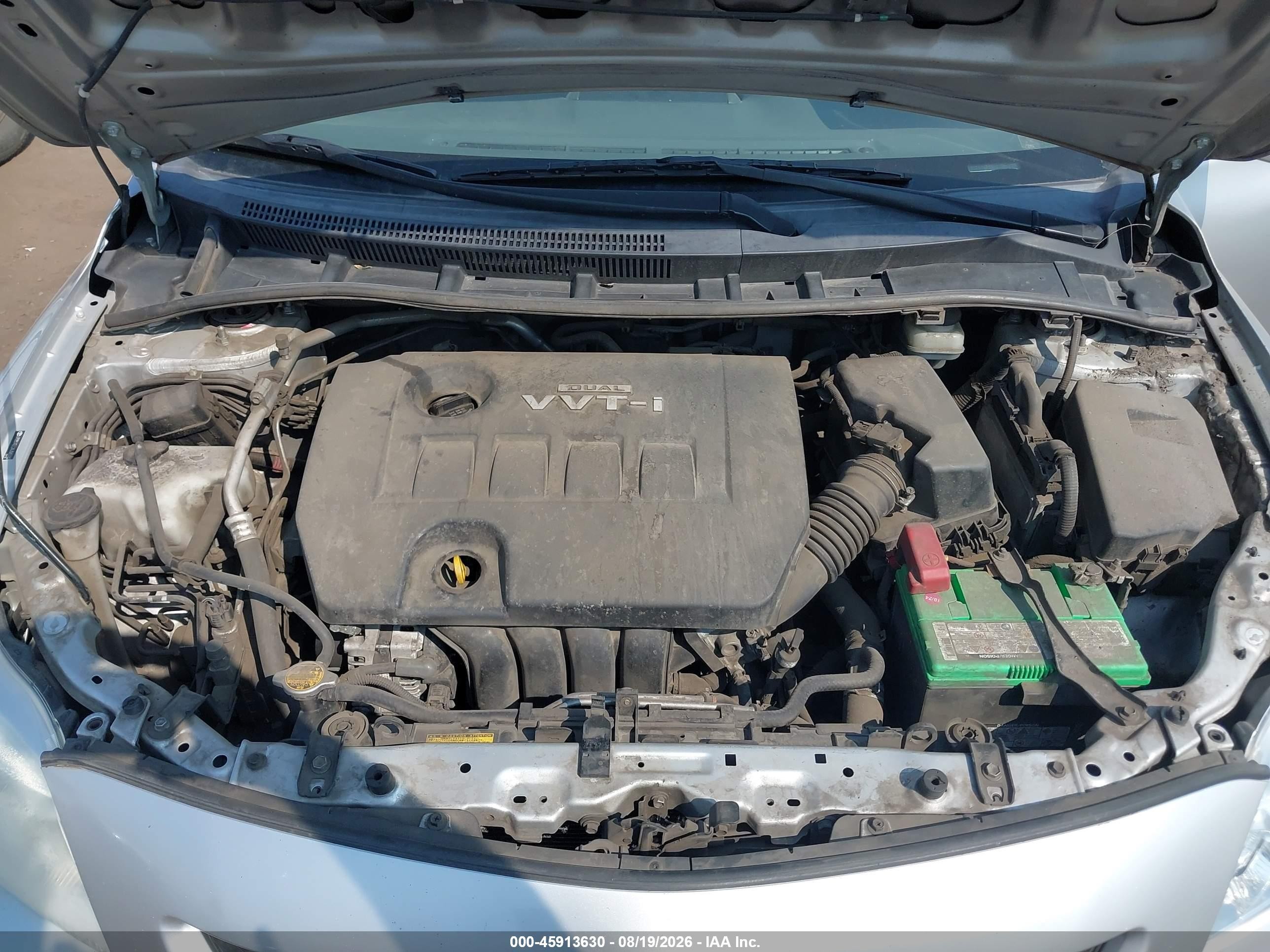 2010 Toyota Corolla Le Silver vin: JTDBU4EE2AJ065162