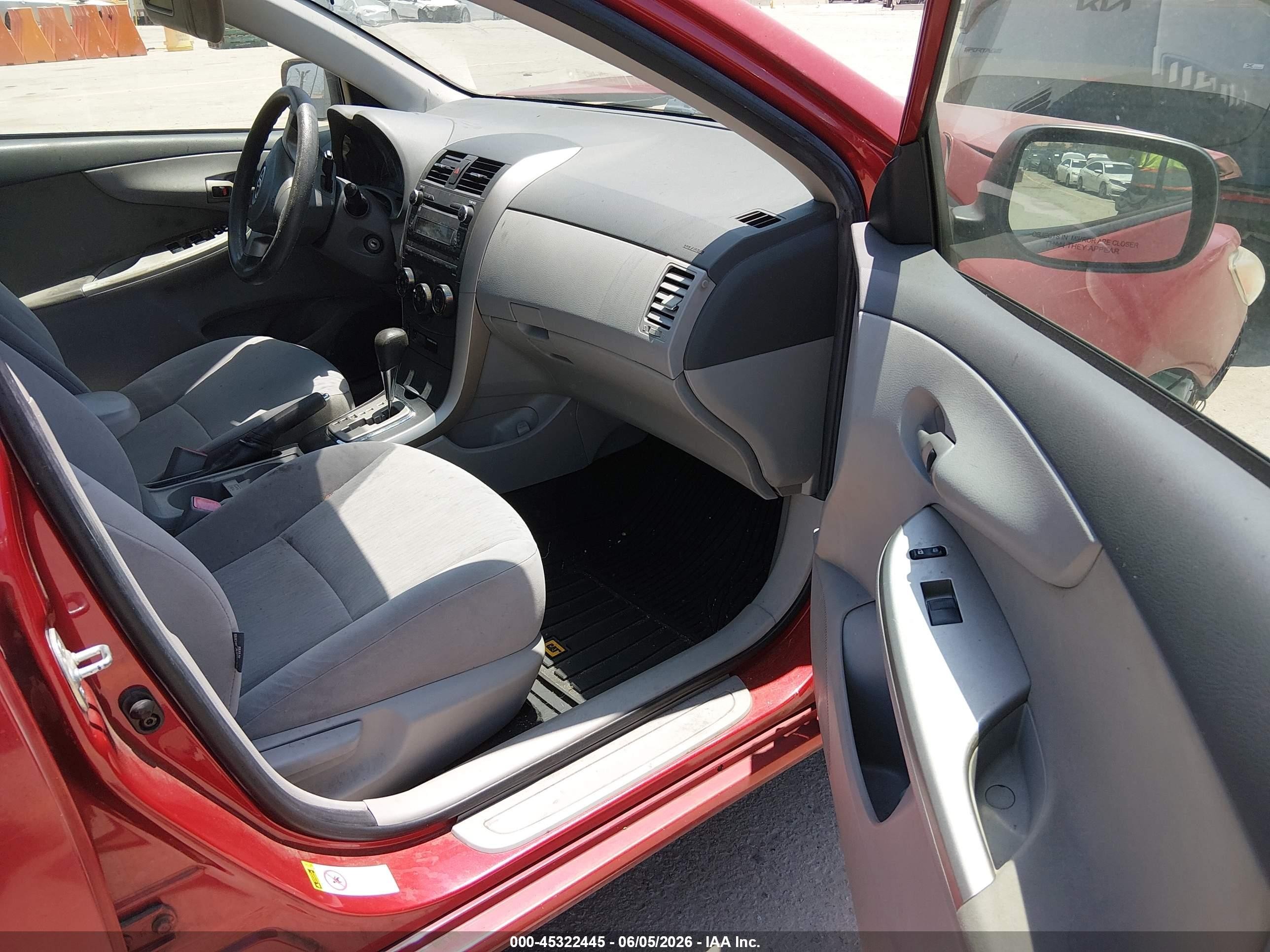 2010 Toyota Corolla Le Красный vin: JTDBU4EE2AJ072371