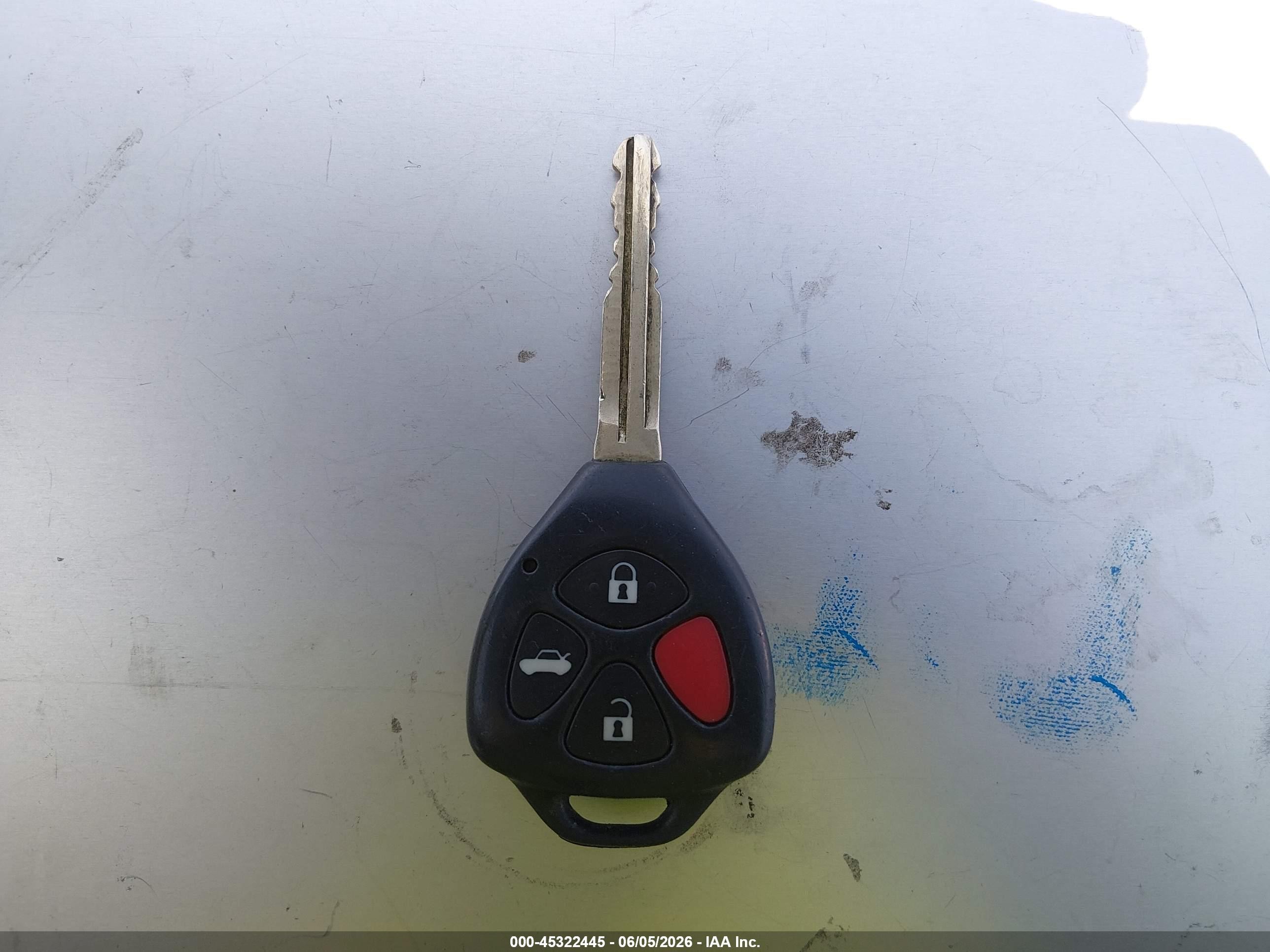 2010 Toyota Corolla Le Красный vin: JTDBU4EE2AJ072371