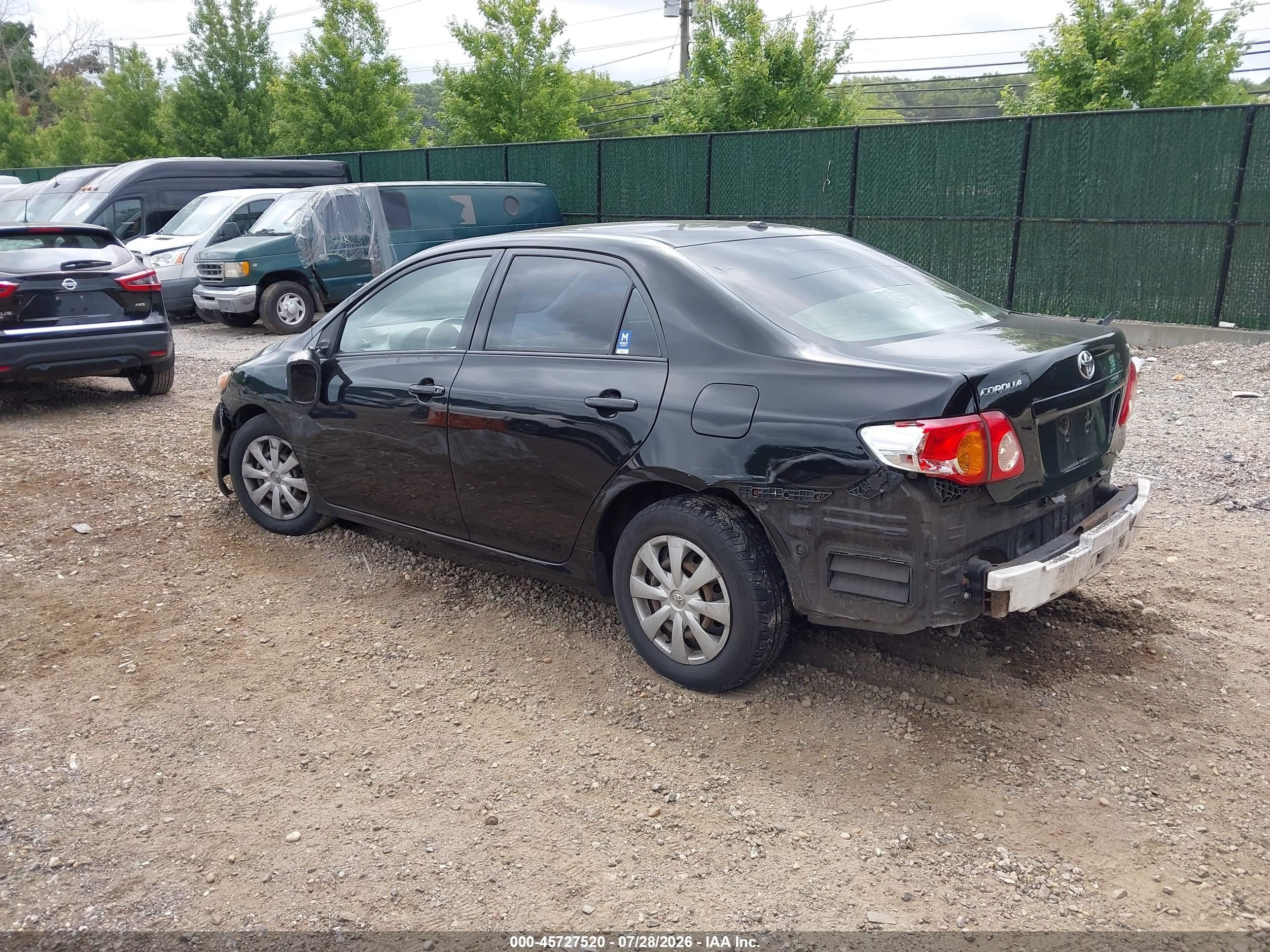 2010 Toyota Corolla Le Черный vin: JTDBU4EE2AJ073746