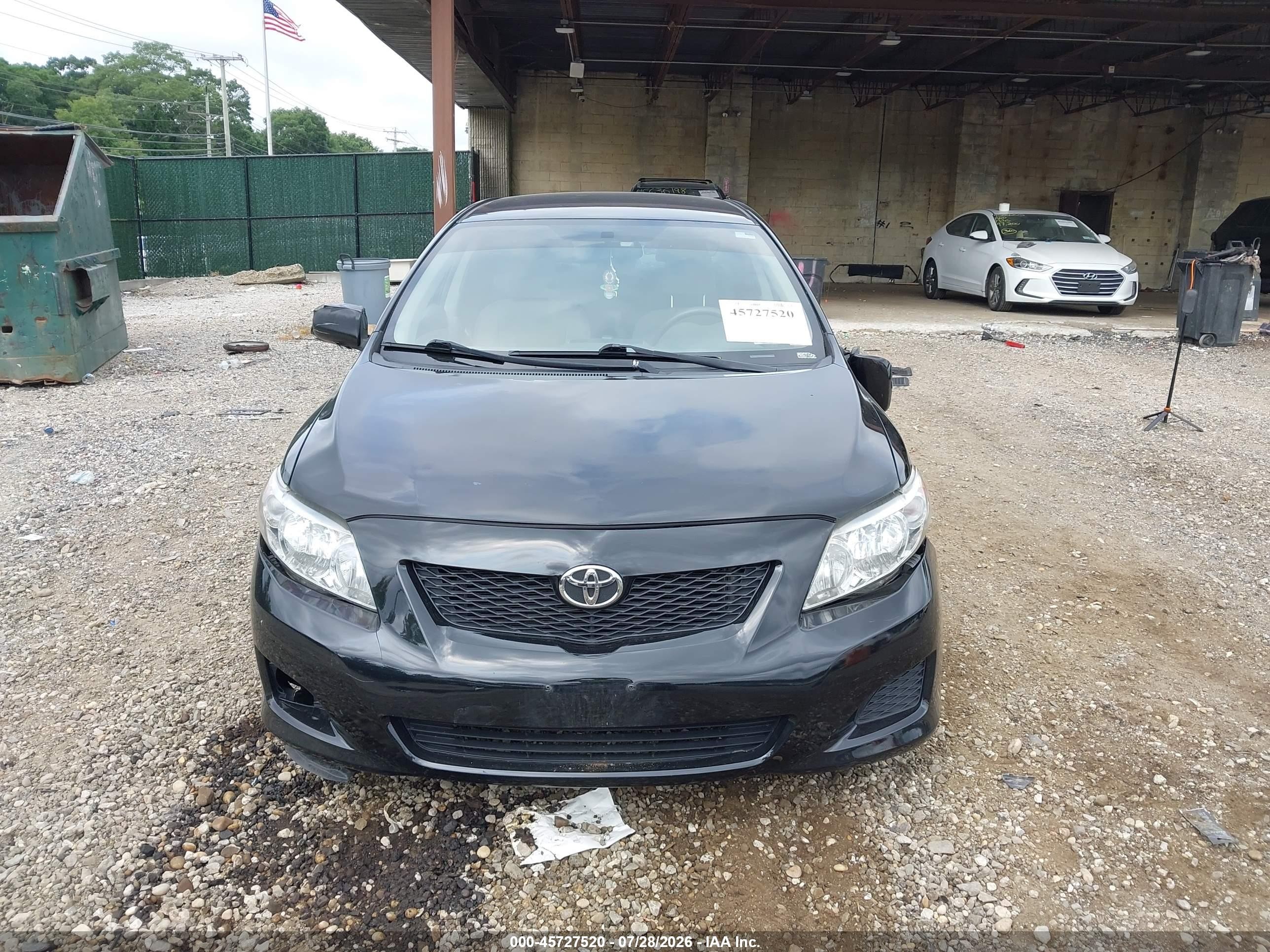 2010 Toyota Corolla Le Черный vin: JTDBU4EE2AJ073746