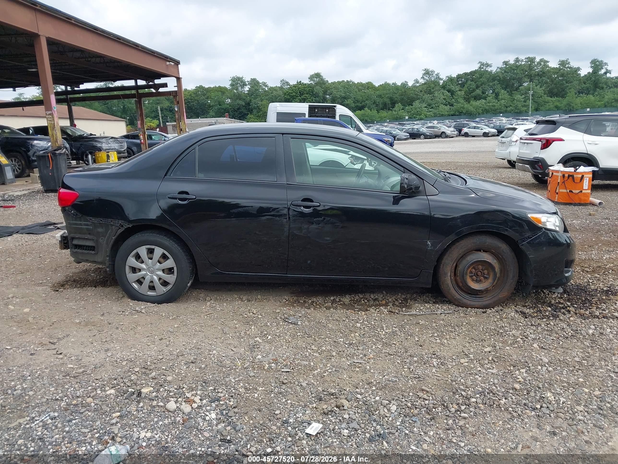 2010 Toyota Corolla Le Черный vin: JTDBU4EE2AJ073746