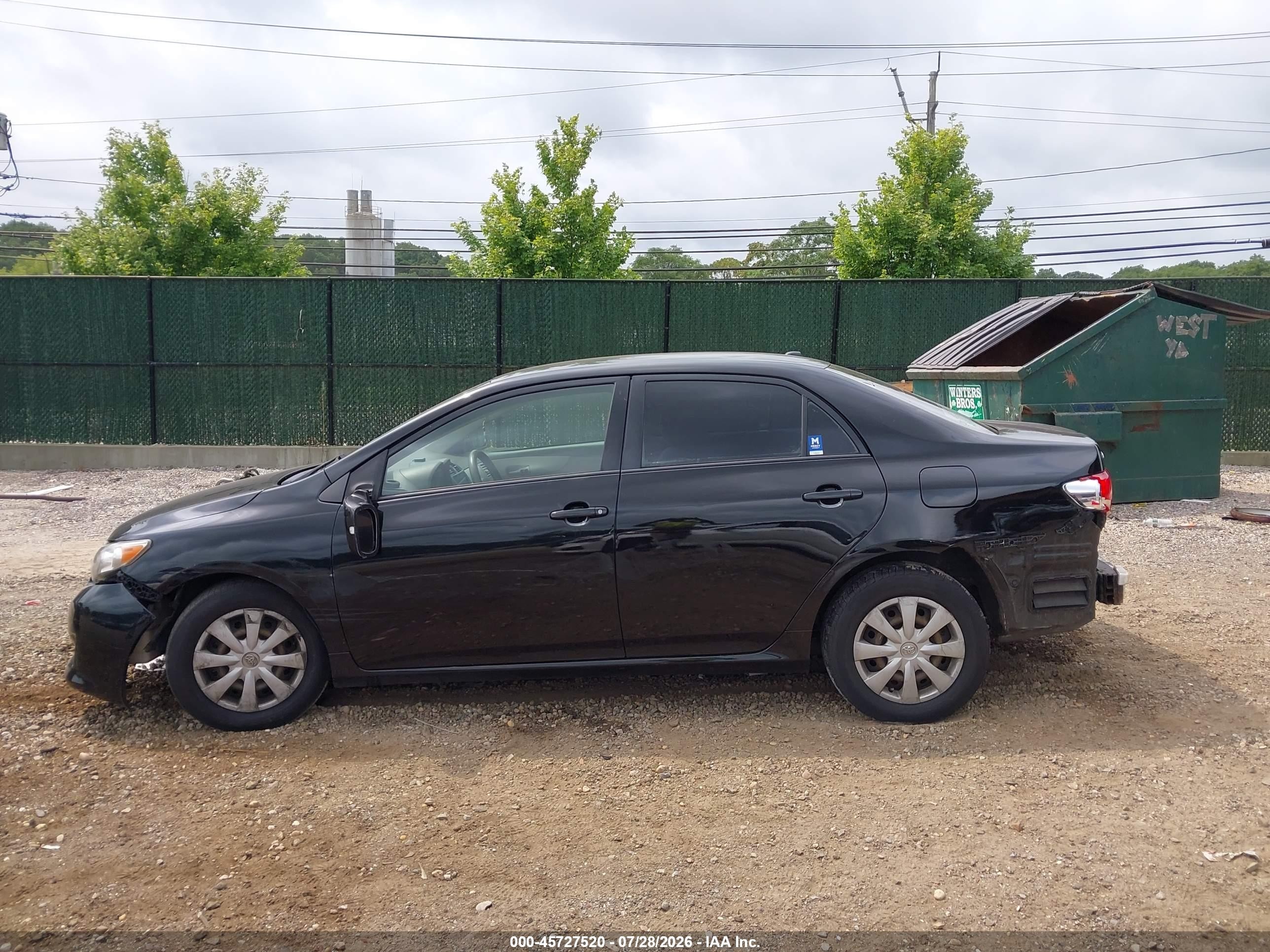 2010 Toyota Corolla Le Черный vin: JTDBU4EE2AJ073746