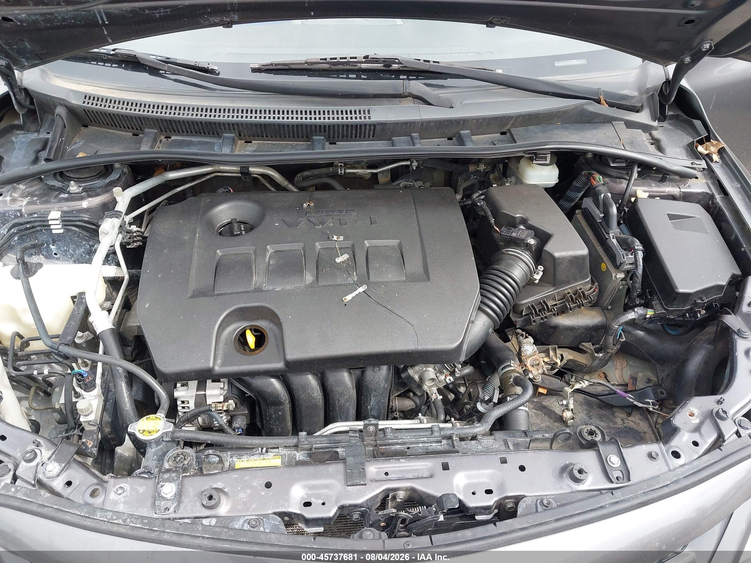 2011 Toyota Corolla Le Gray vin: JTDBU4EE2BJ095358