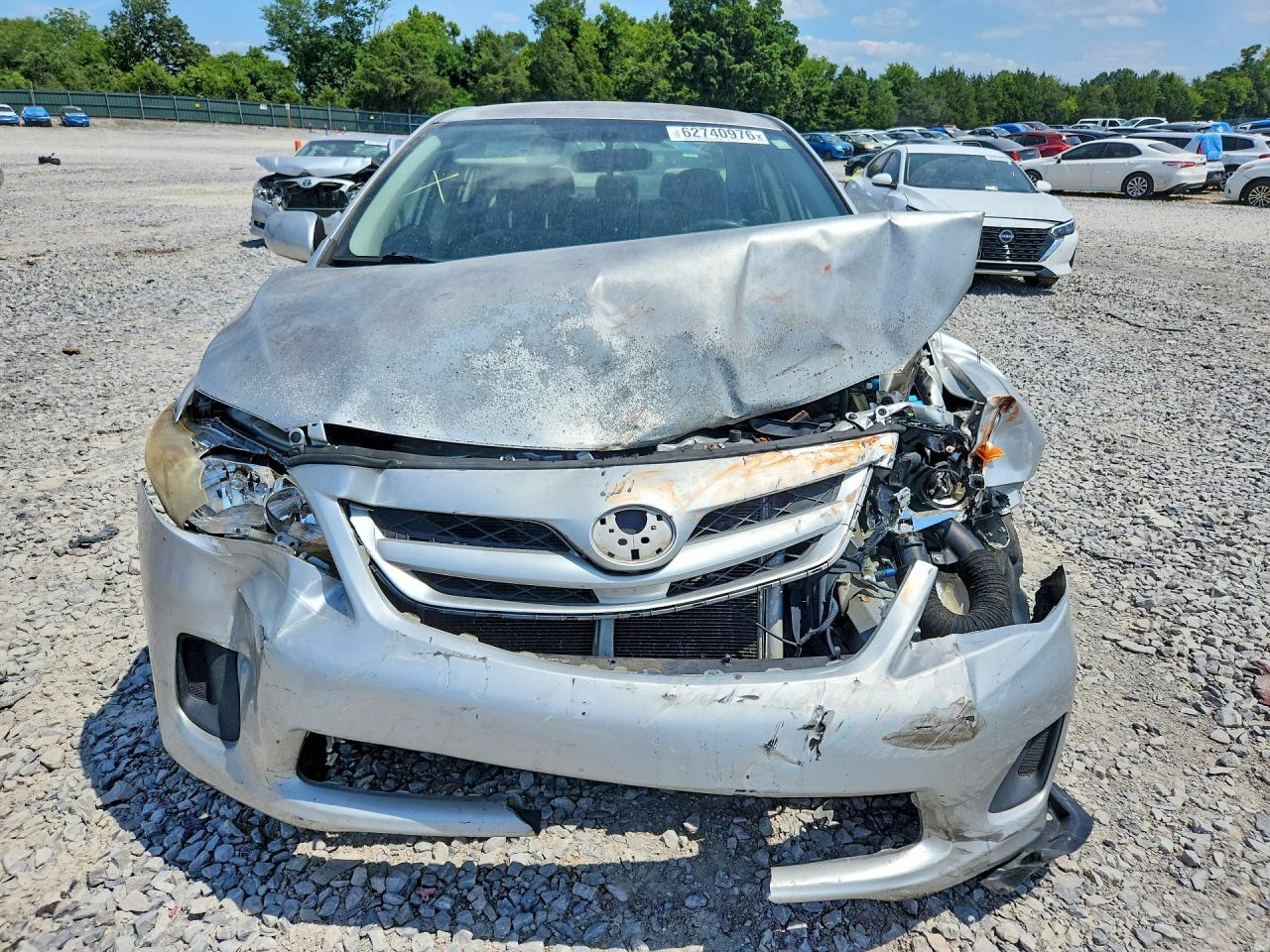 2011 Toyota Corolla Le Silver vin: JTDBU4EE2BJ103118
