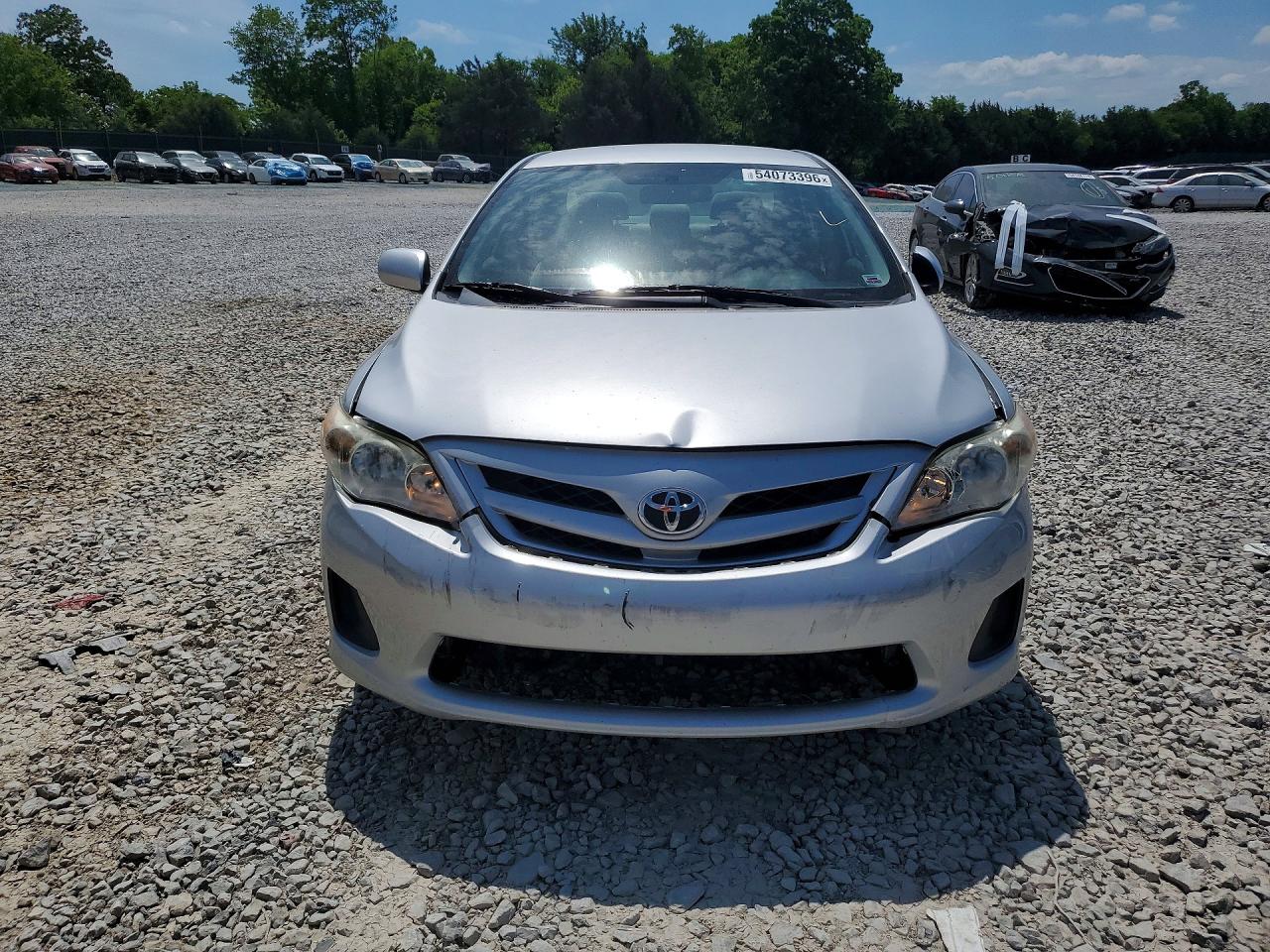 2012 Toyota Corolla L Silver vin: JTDBU4EE2C9177271