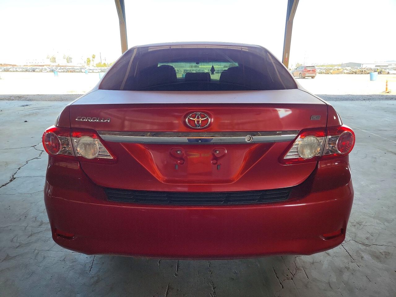 2012 Toyota Corolla Le Red vin: JTDBU4EE2C9180820