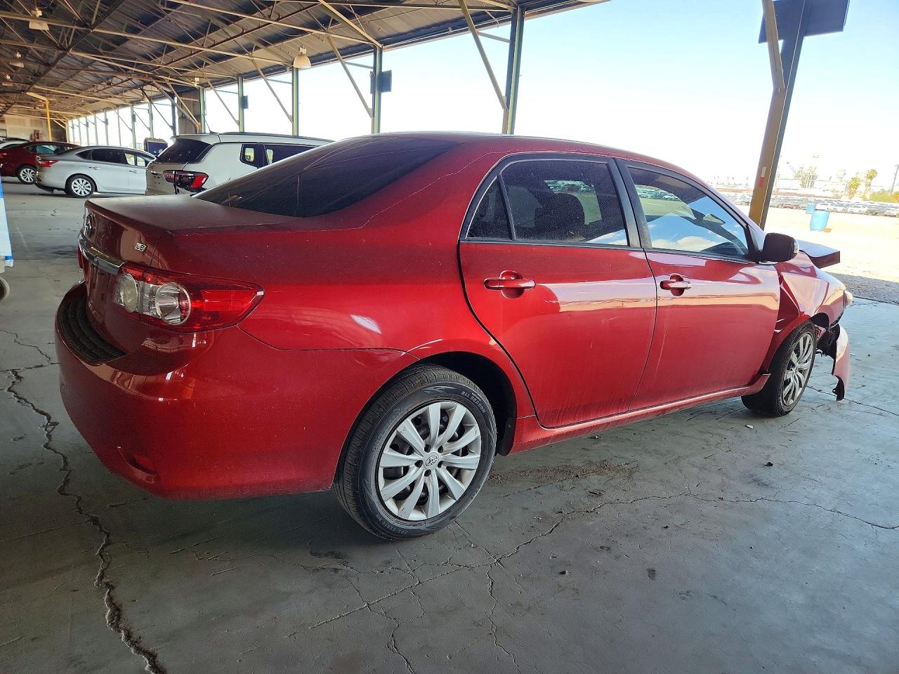 2012 Toyota Corolla Le Red vin: JTDBU4EE2C9180820
