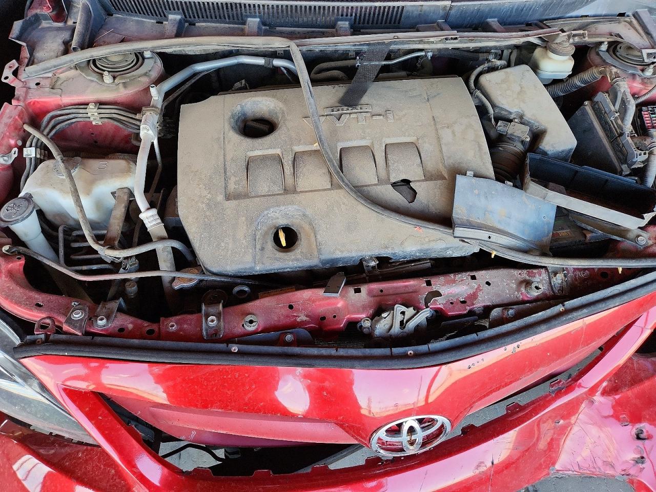 2012 Toyota Corolla Le Red vin: JTDBU4EE2C9180820