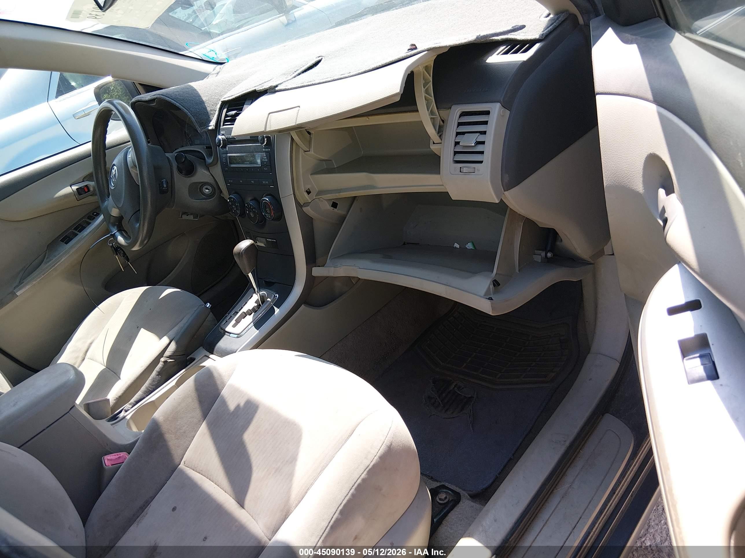 2010 Toyota Corolla Le Gray vin: JTDBU4EE3A9107839