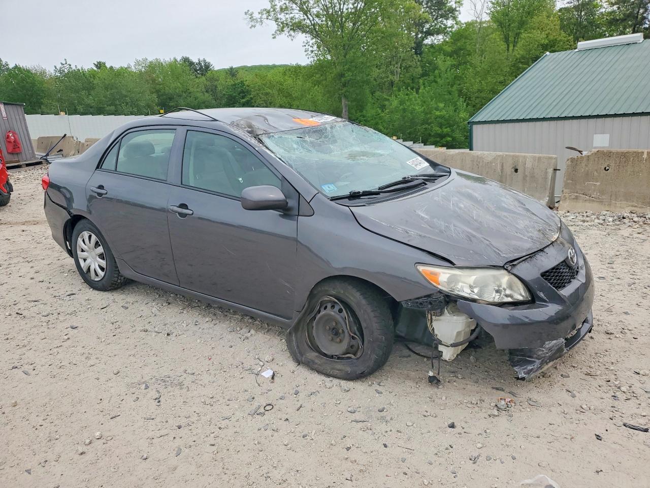 2010 Toyota Corolla Le Gray vin: JTDBU4EE3AJ055336