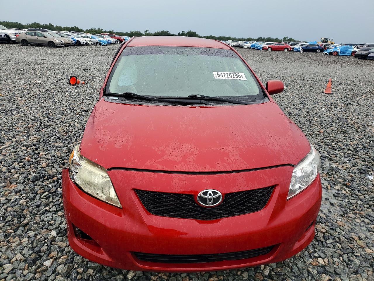 2010 Toyota Corolla Le Red vin: JTDBU4EE3AJ056678
