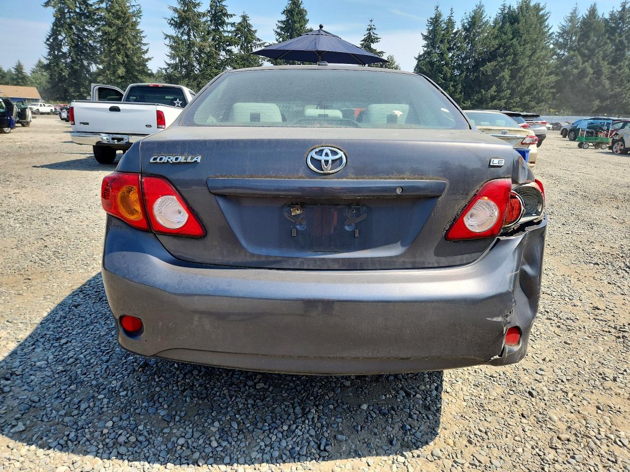 2010 Toyota Corolla Le Silver vin: JTDBU4EE3AJ066367