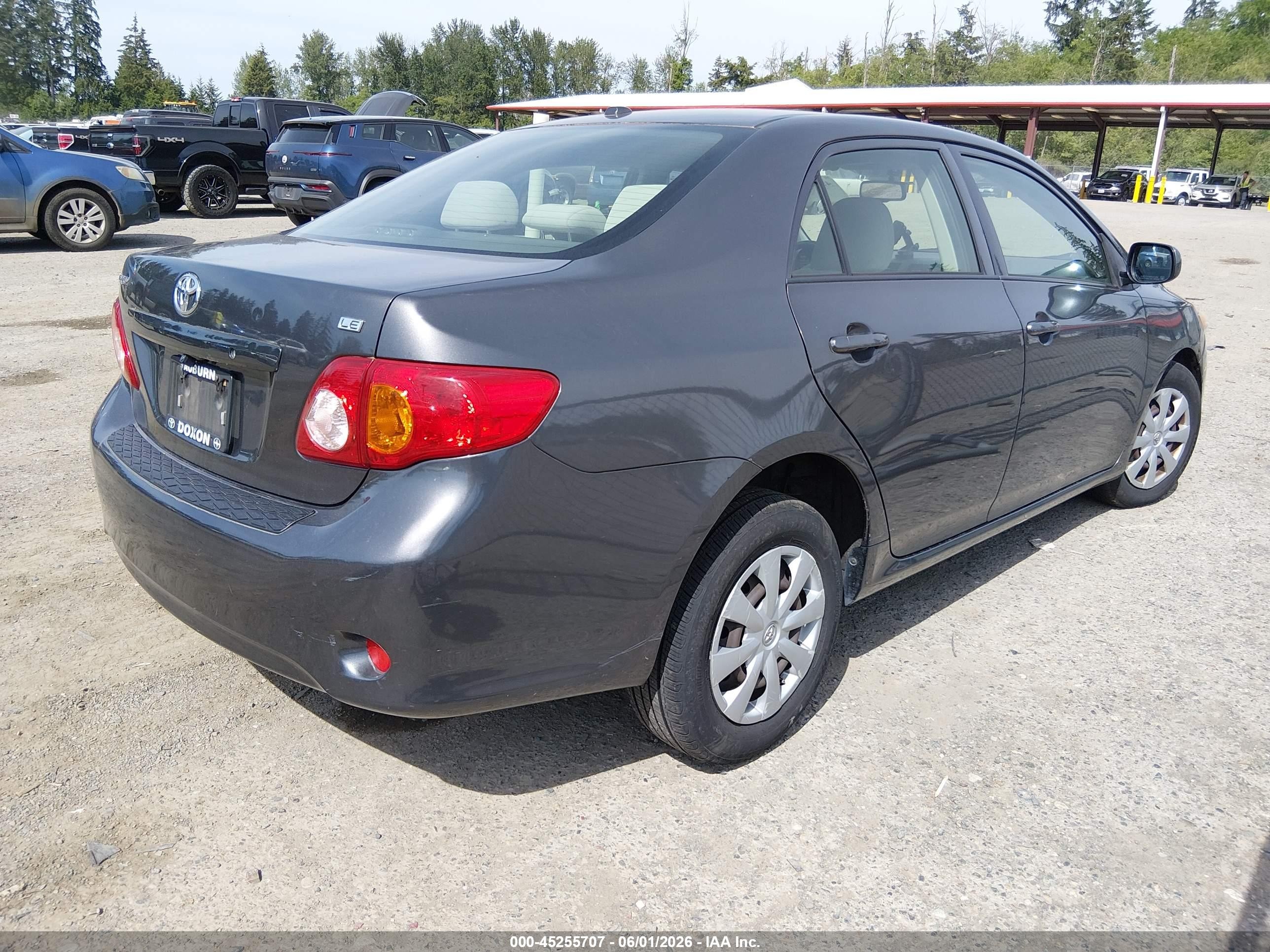 2010 Toyota Corolla Le Blue vin: JTDBU4EE3AJ075876