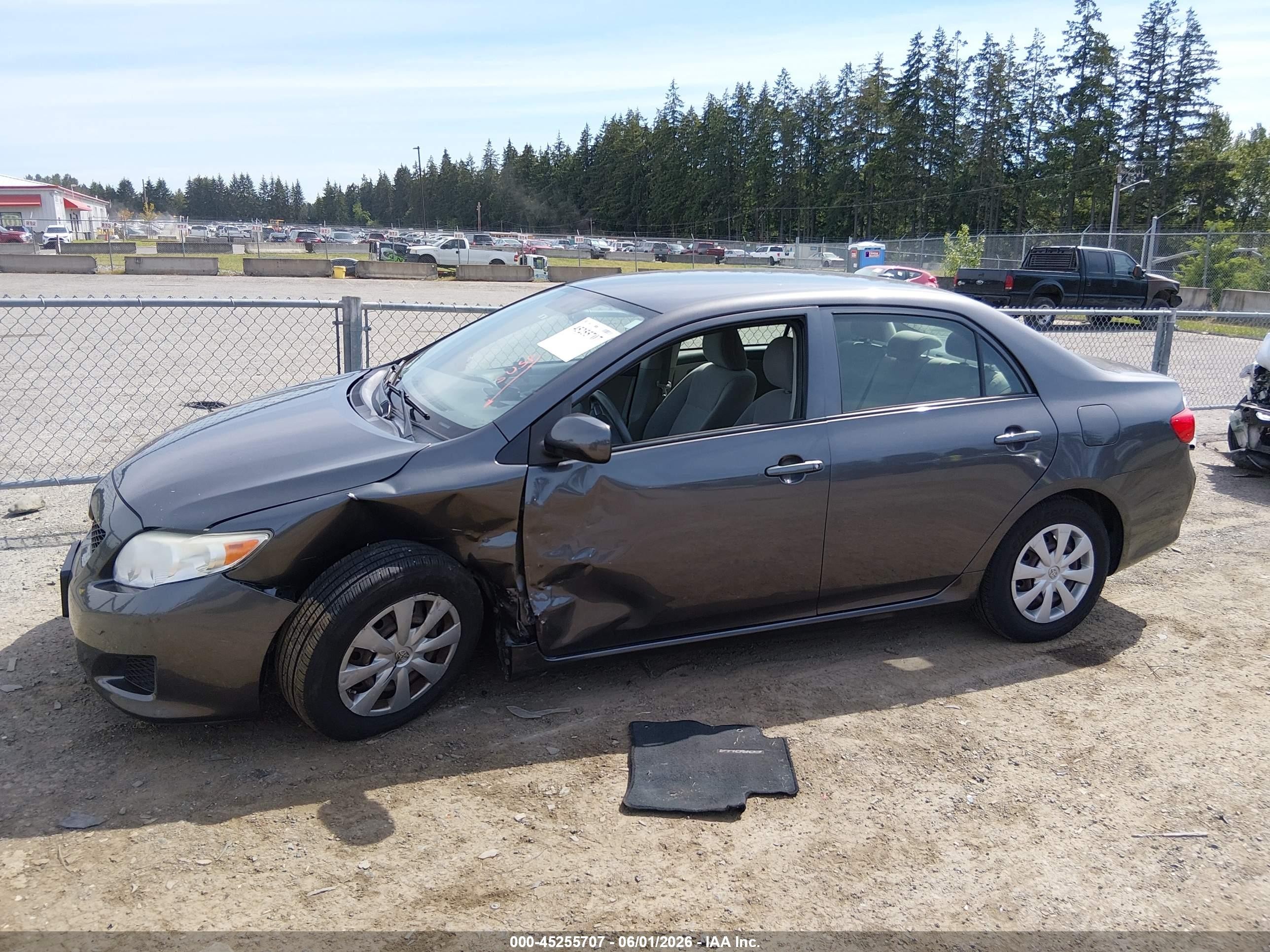 2010 Toyota Corolla Le Blue vin: JTDBU4EE3AJ075876