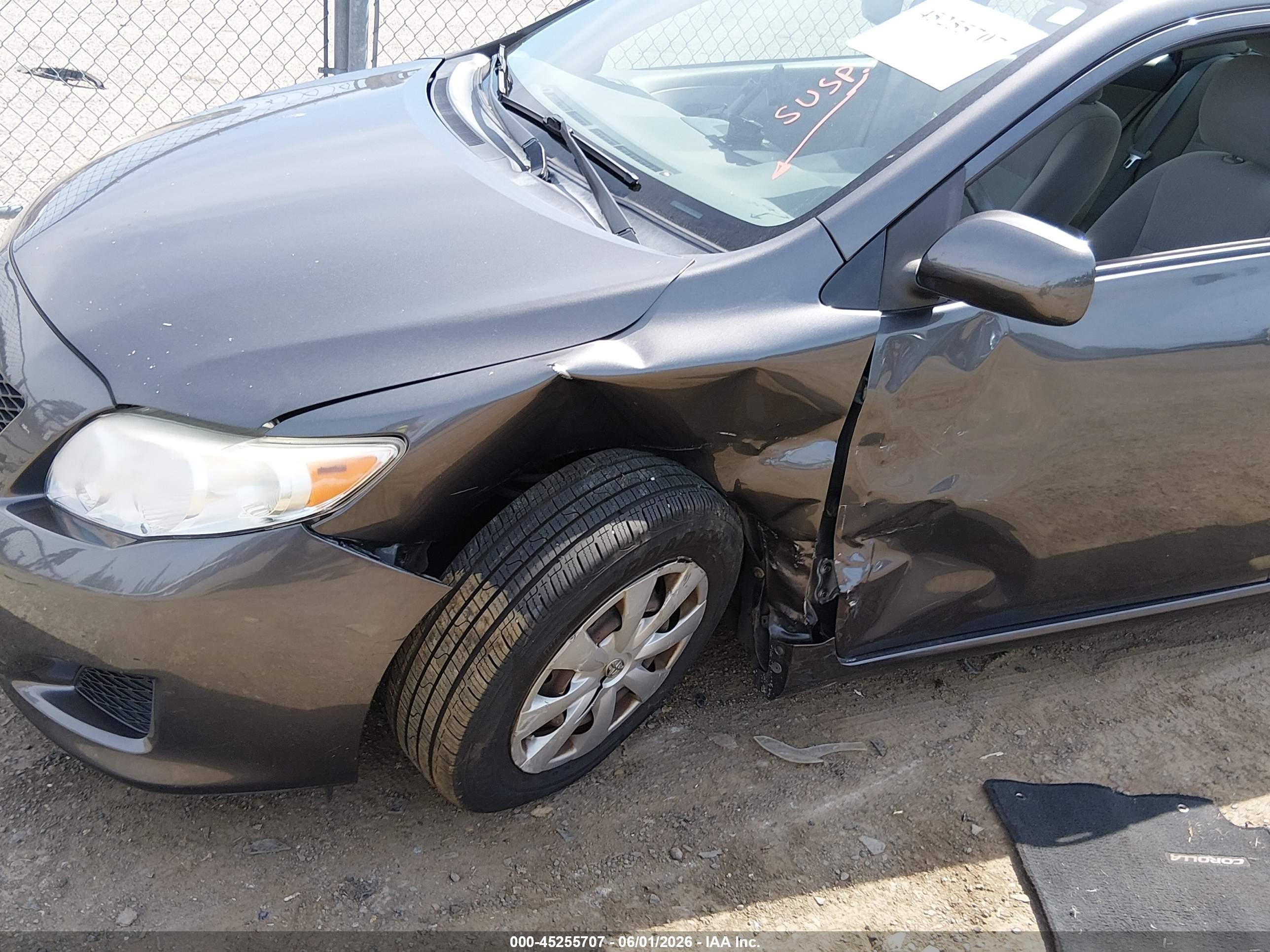 2010 Toyota Corolla Le Blue vin: JTDBU4EE3AJ075876