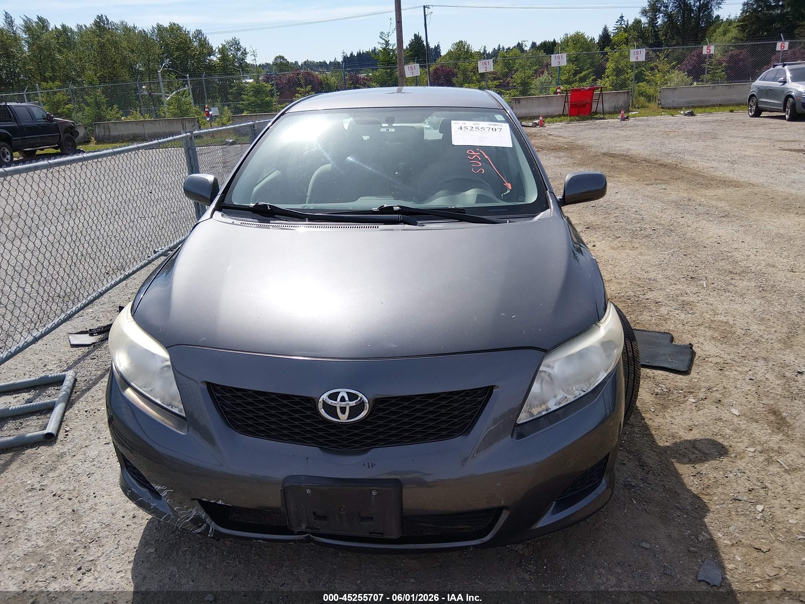 2010 Toyota Corolla Le Blue vin: JTDBU4EE3AJ075876