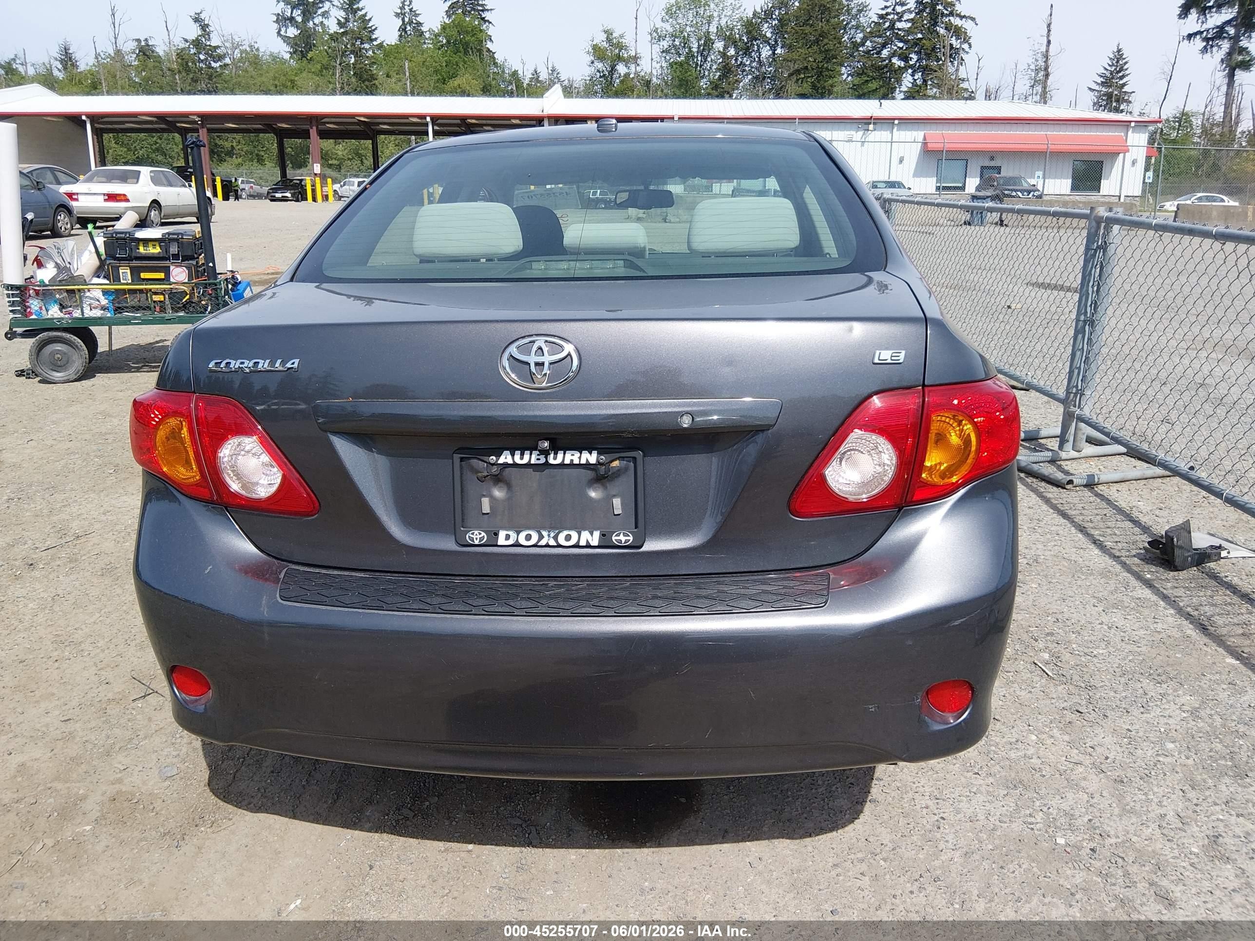 2010 Toyota Corolla Le Blue vin: JTDBU4EE3AJ075876