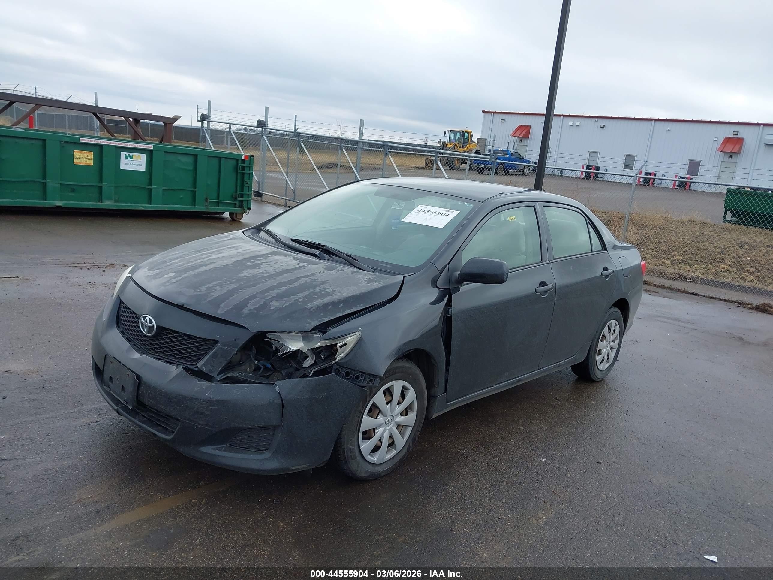 2010 Toyota Corolla Le Black vin: JTDBU4EE3AJ085405