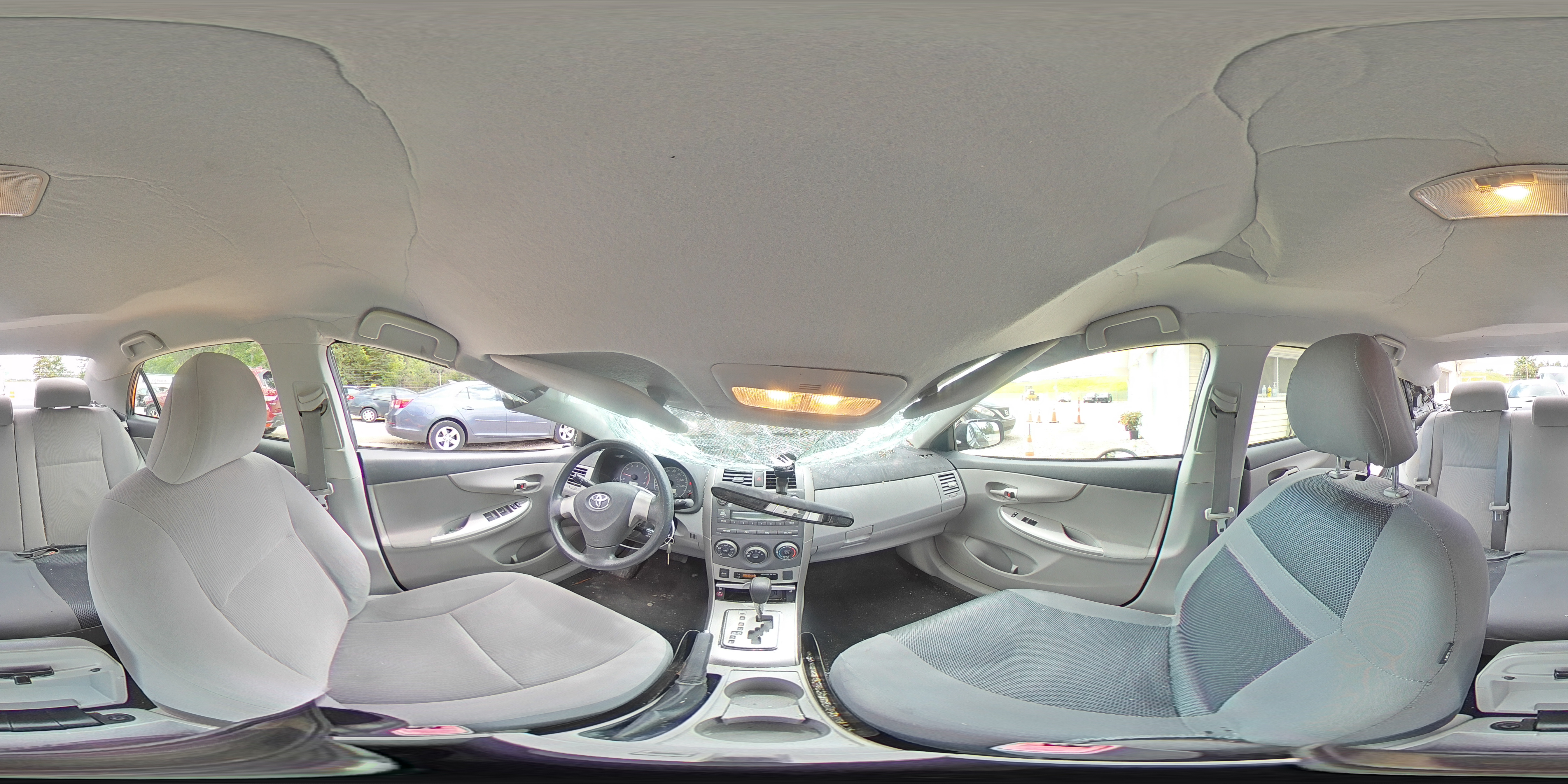 2011 Toyota Corolla Le Gray vin: JTDBU4EE3B9135559