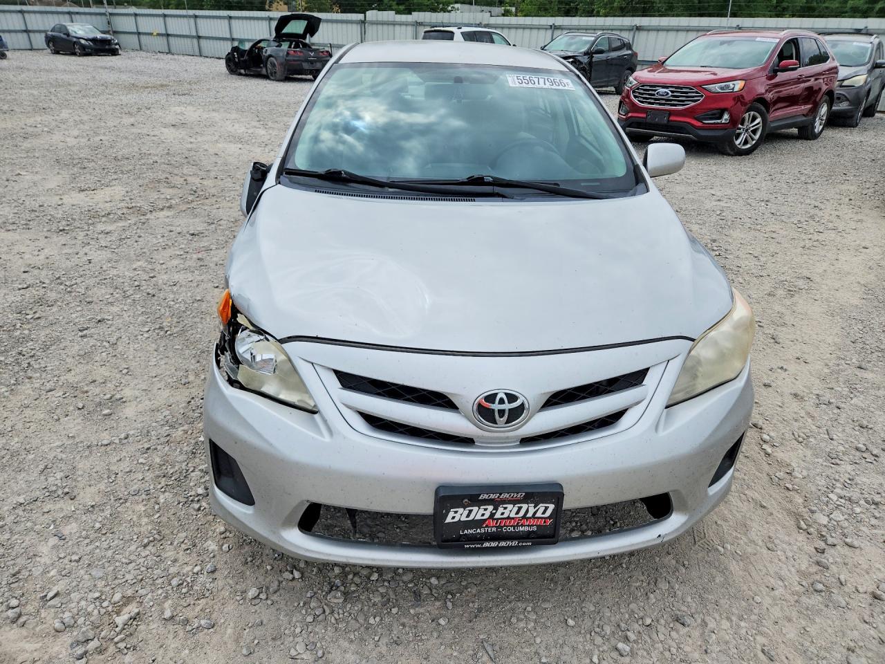 2011 Toyota Corolla Le Silver vin: JTDBU4EE3B9148327
