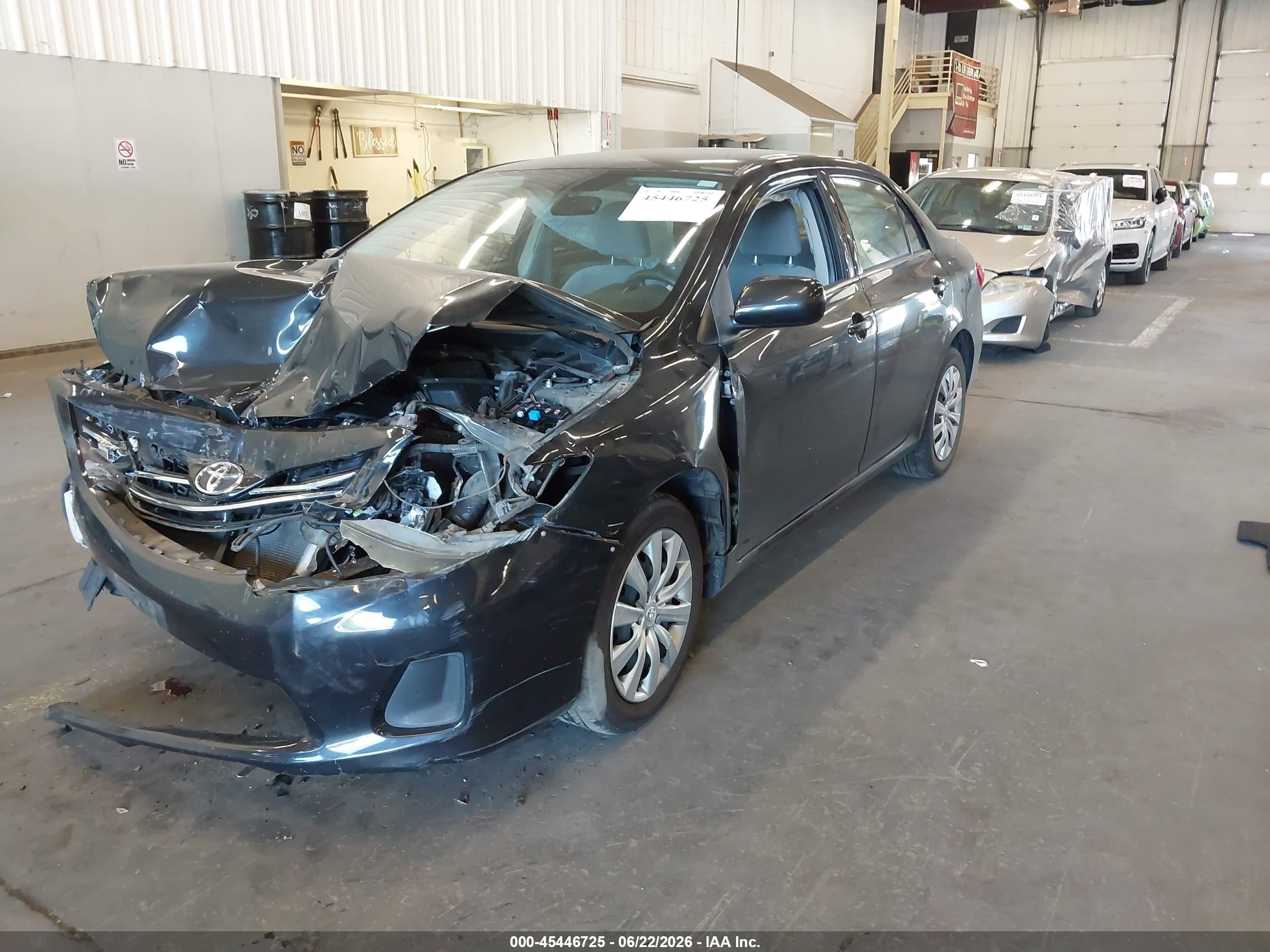 2013 Toyota Corolla Le Черный vin: JTDBU4EE3DJ116639