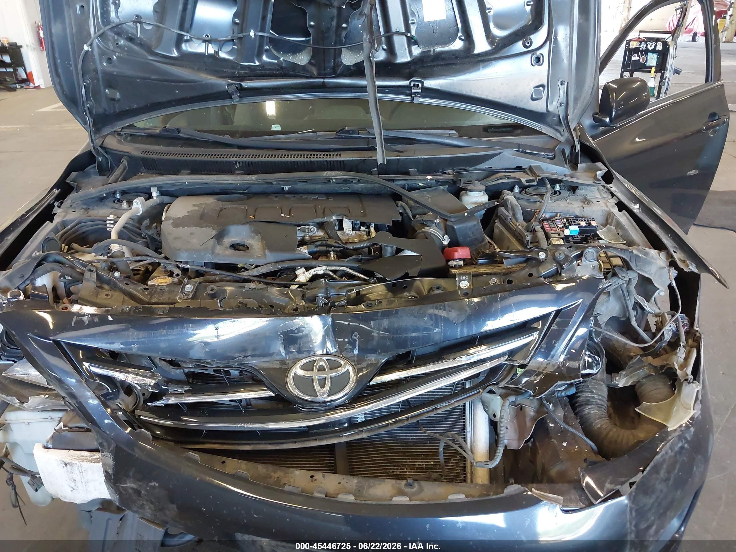 2013 Toyota Corolla Le Черный vin: JTDBU4EE3DJ116639