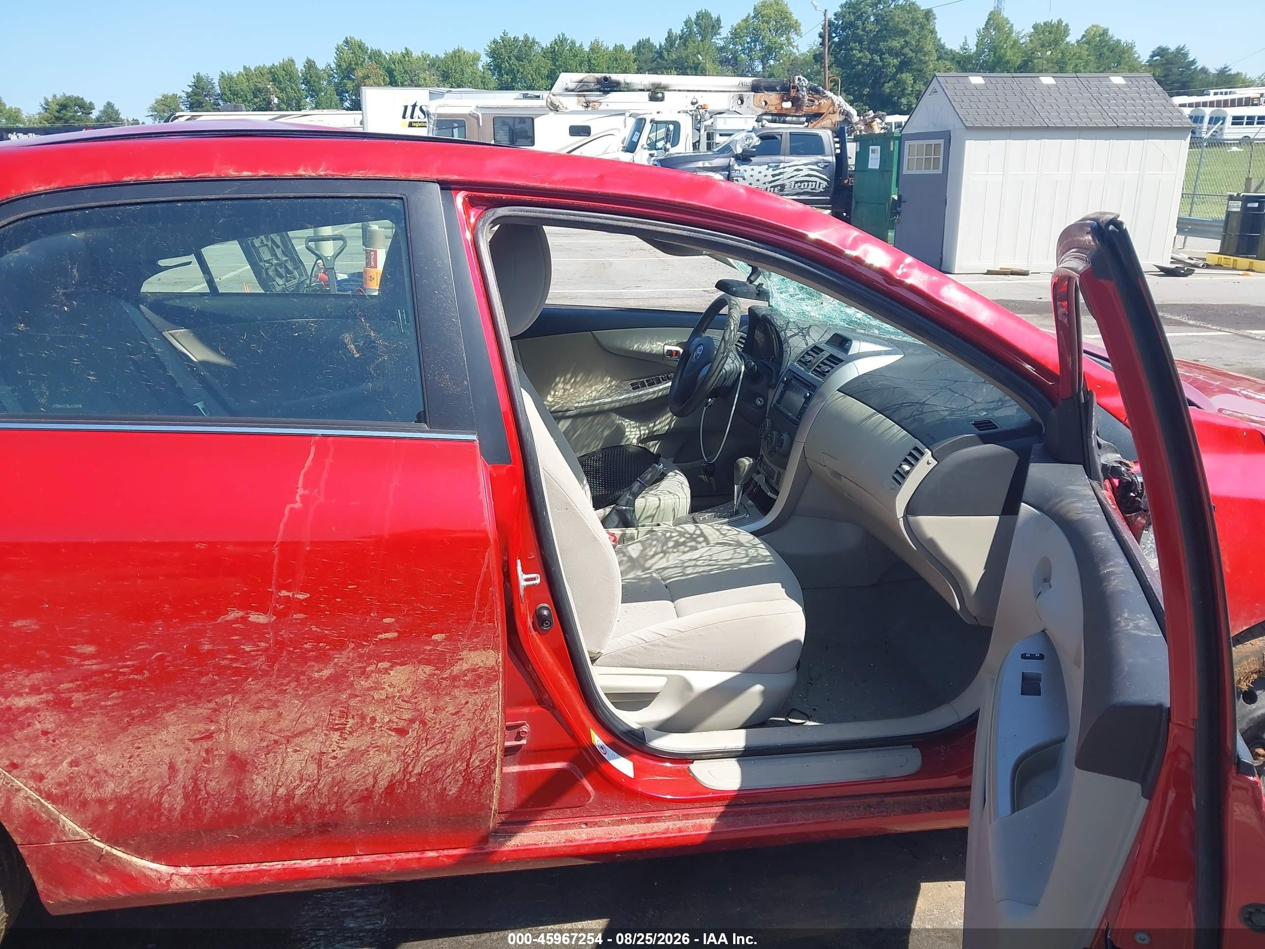 2013 Toyota Corolla Le Burgundy vin: JTDBU4EE3DJ120156