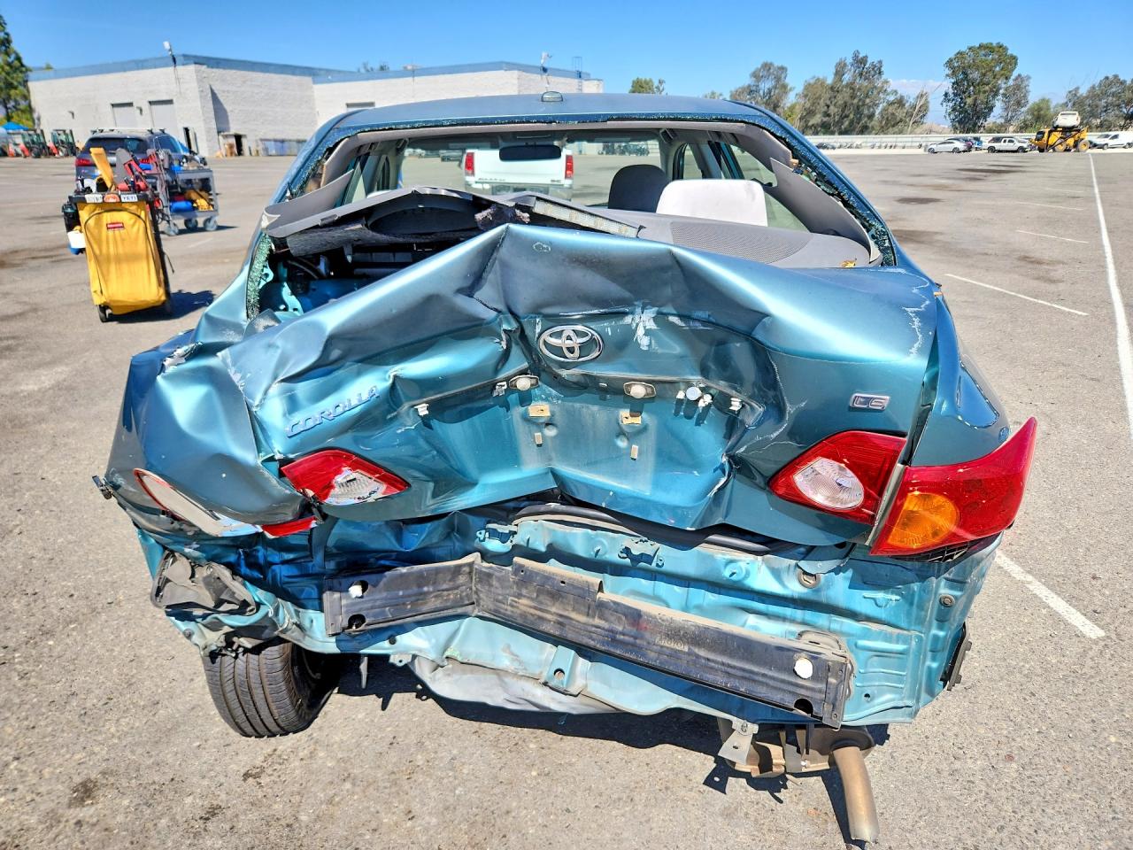 2010 Toyota Corolla Base Teal vin: JTDBU4EE4A9114752