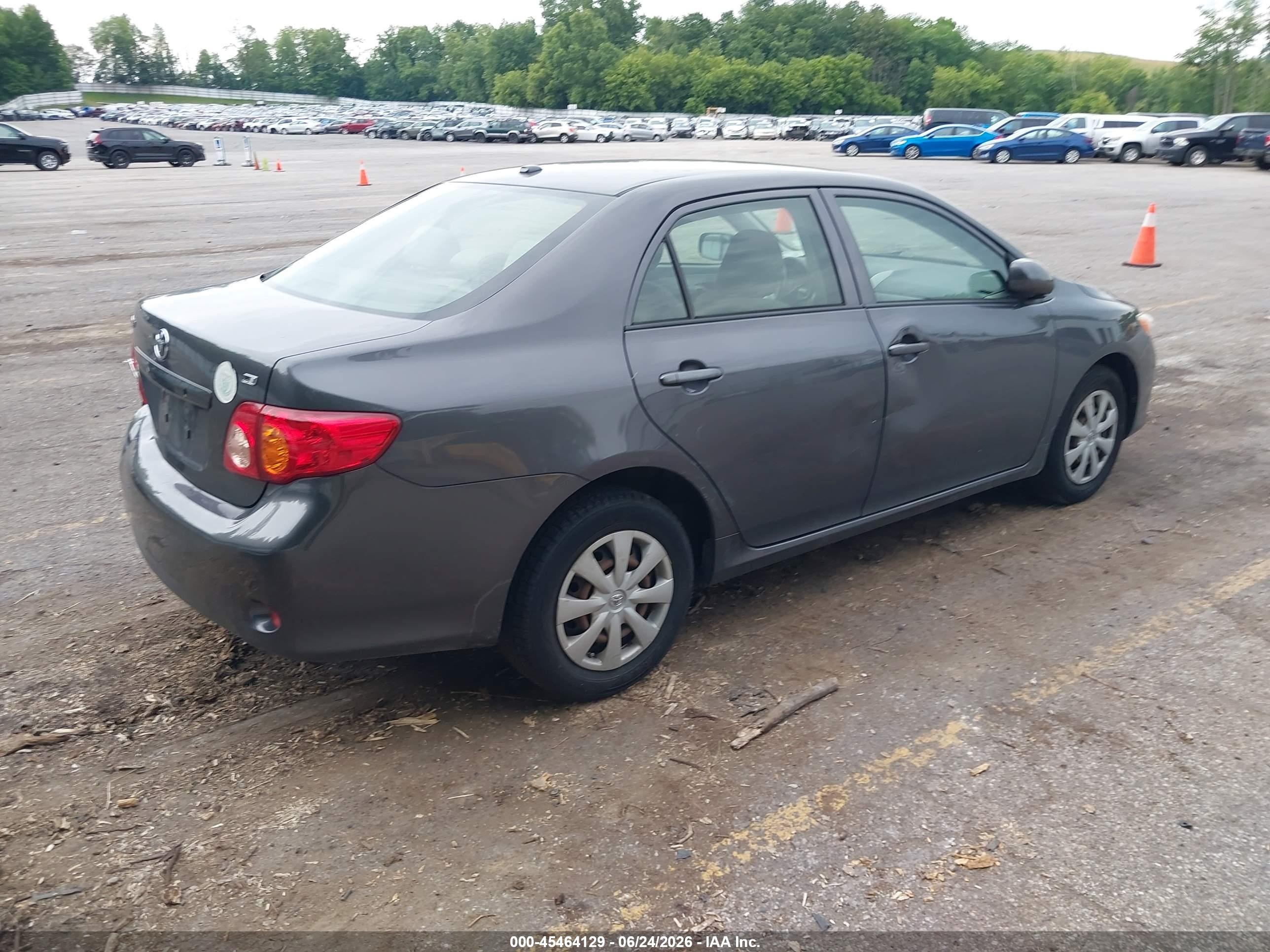 2010 Toyota Corolla Le Gray vin: JTDBU4EE4AJ079712
