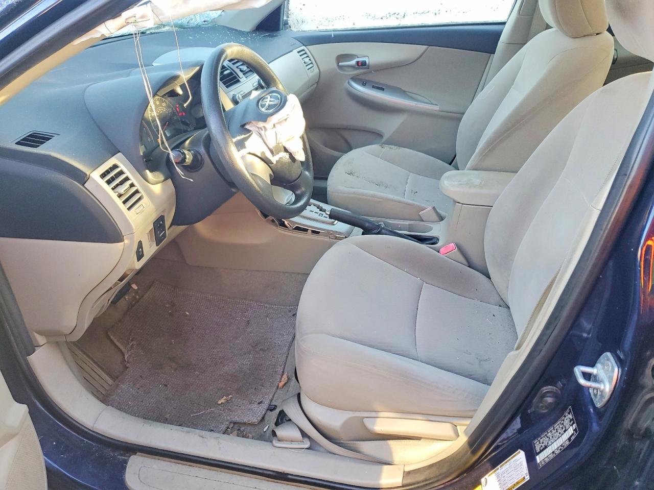 2011 Toyota Corolla Base Blue vin: JTDBU4EE4B9138776