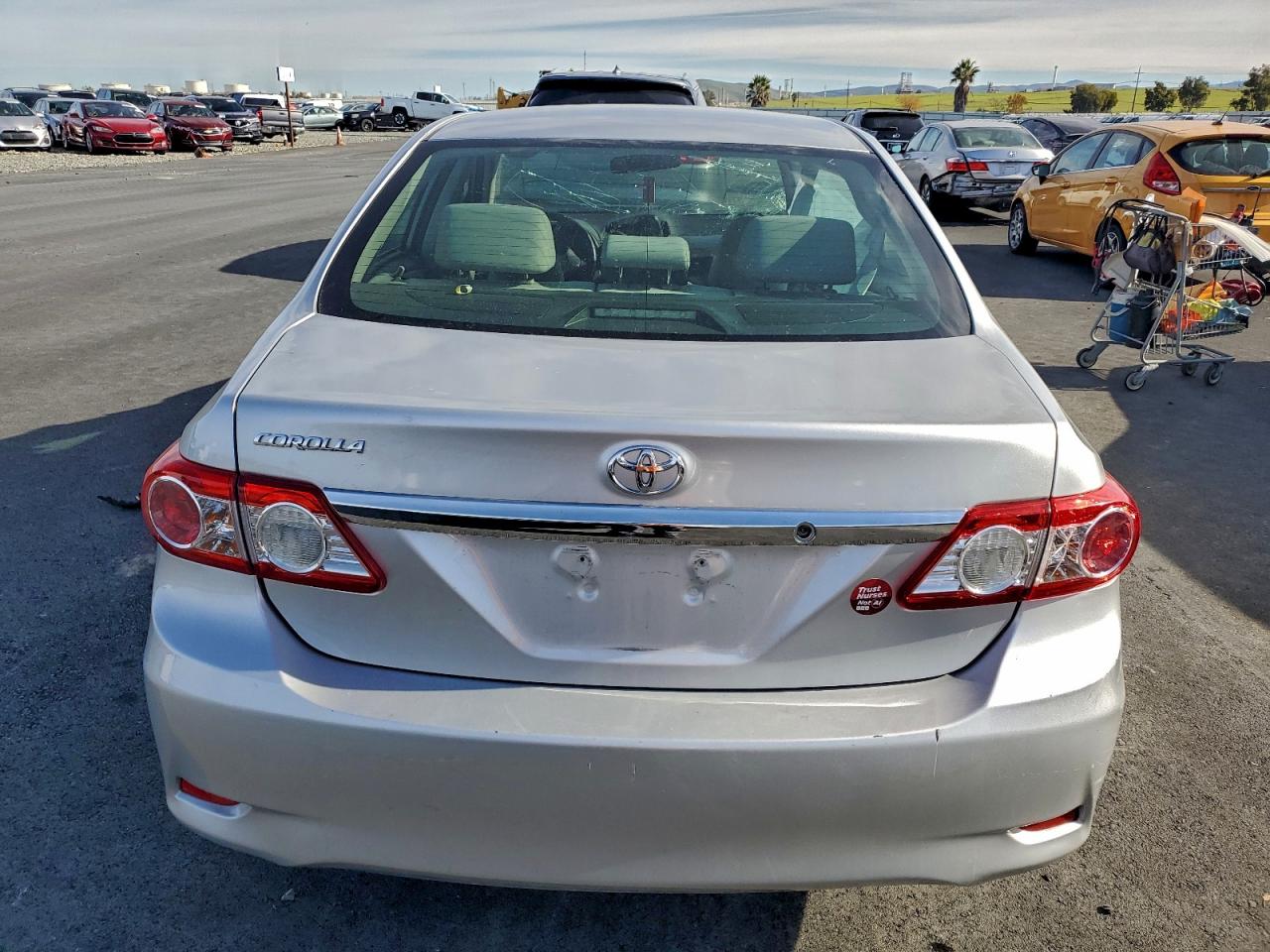 2011 Toyota Corolla Base Silver vin: JTDBU4EE4B9142682