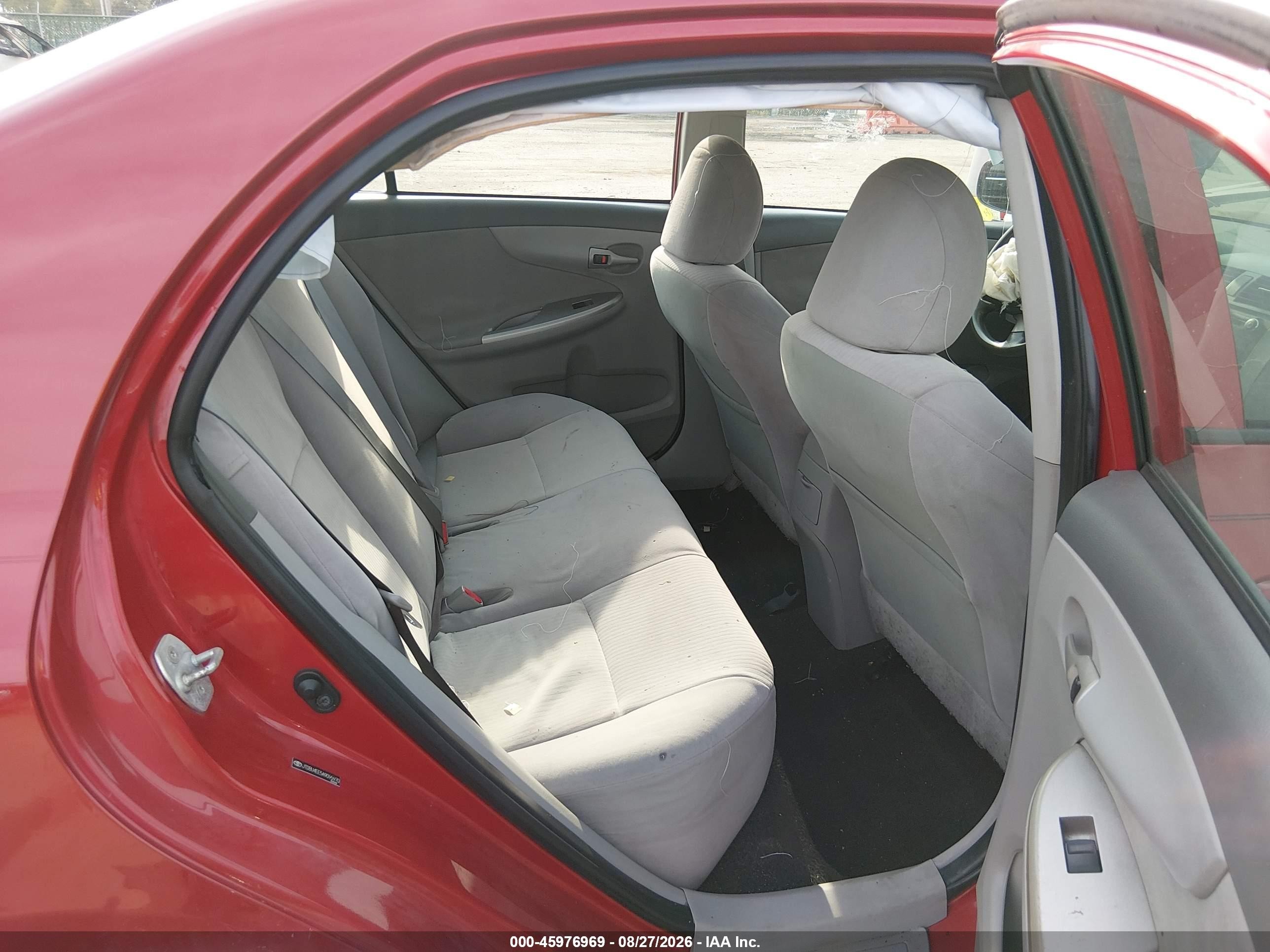 2010 Toyota Corolla Le Красный vin: JTDBU4EE5A9095970