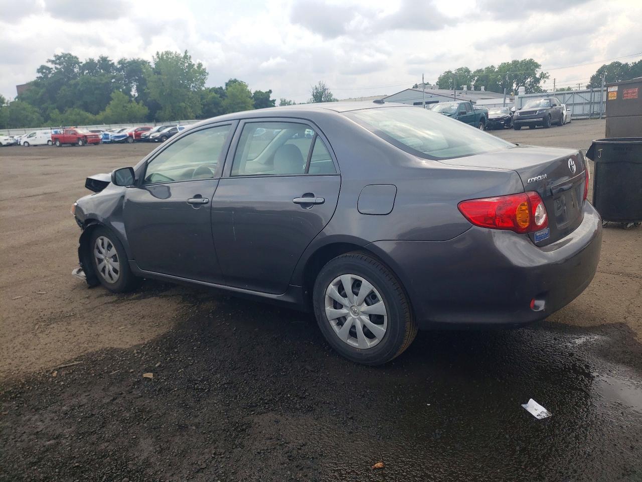 2010 Toyota Corolla Le Gray vin: JTDBU4EE5A9100018