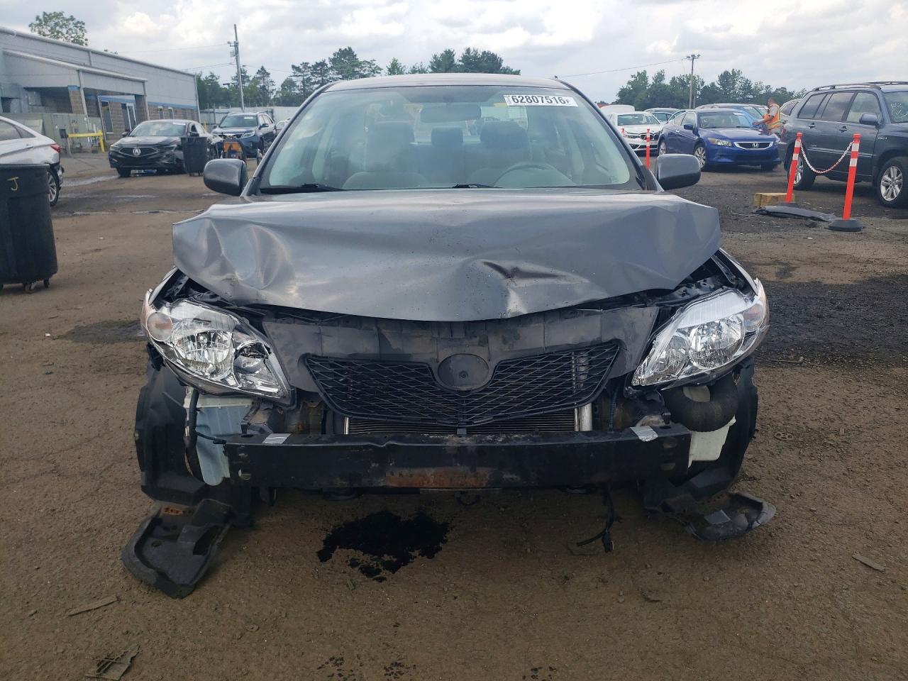 2010 Toyota Corolla Le Gray vin: JTDBU4EE5A9100018