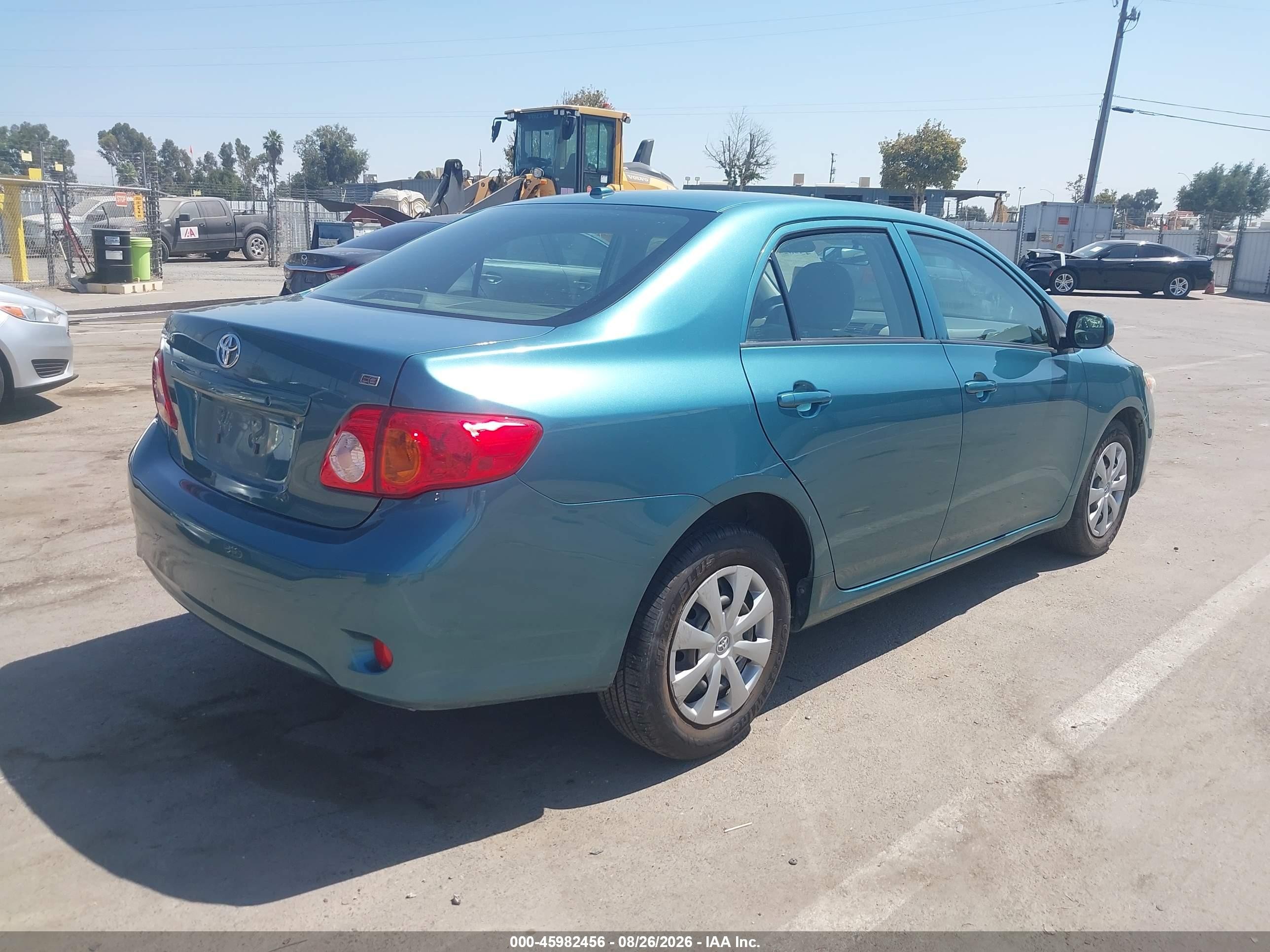 2010 Toyota Corolla Le Green vin: JTDBU4EE5A9107731