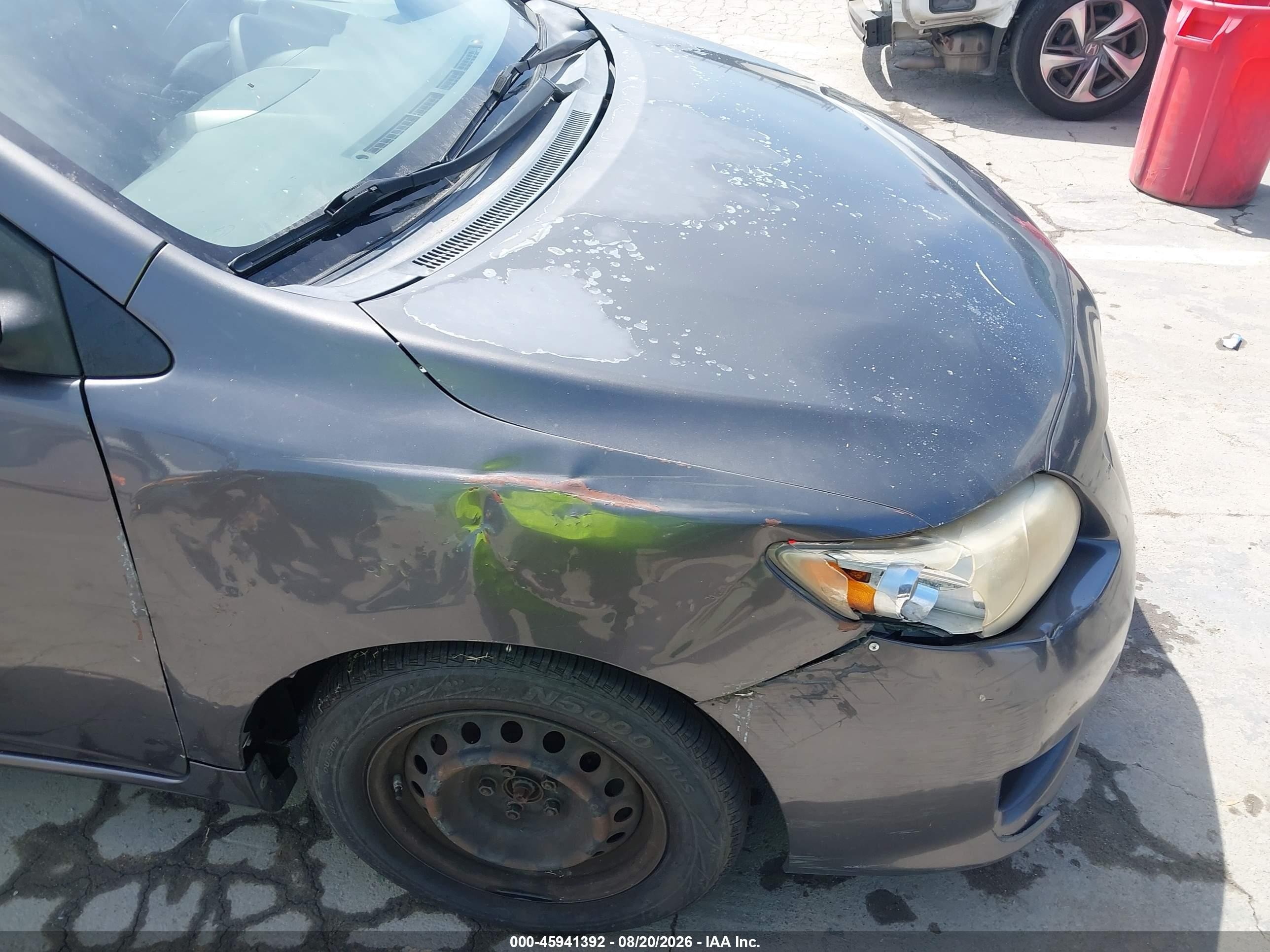 2010 Toyota Corolla   Gray vin: JTDBU4EE5AJ057735