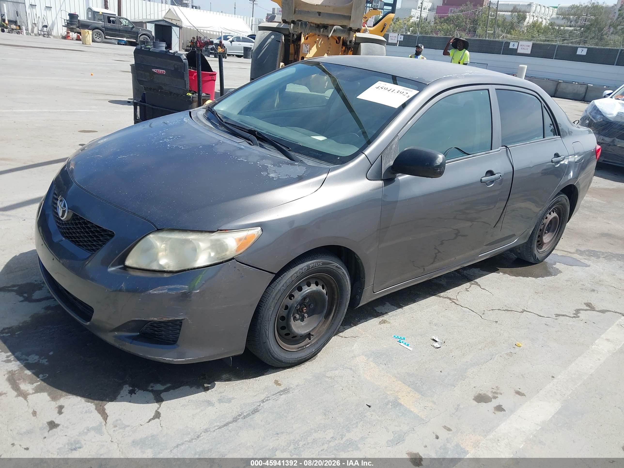 2010 Toyota Corolla   Gray vin: JTDBU4EE5AJ057735