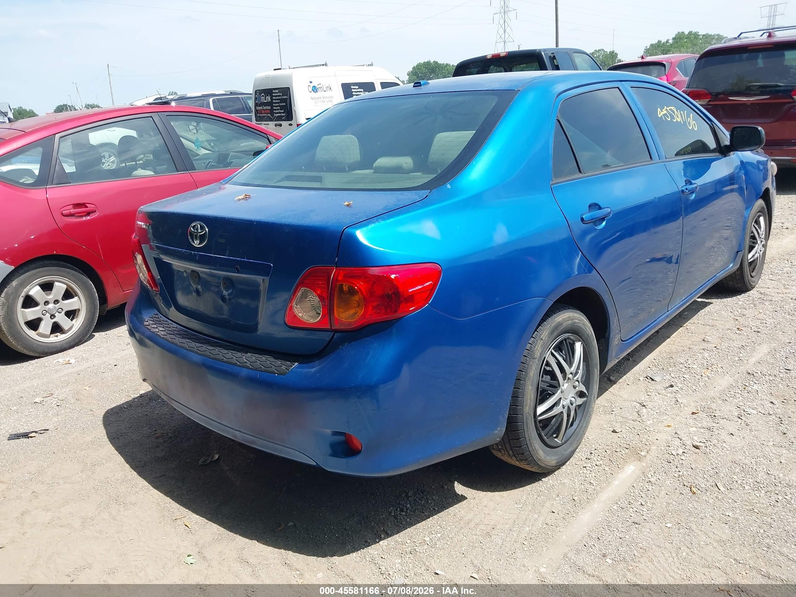 2010 Toyota Corolla   Blue vin: JTDBU4EE5AJ067746