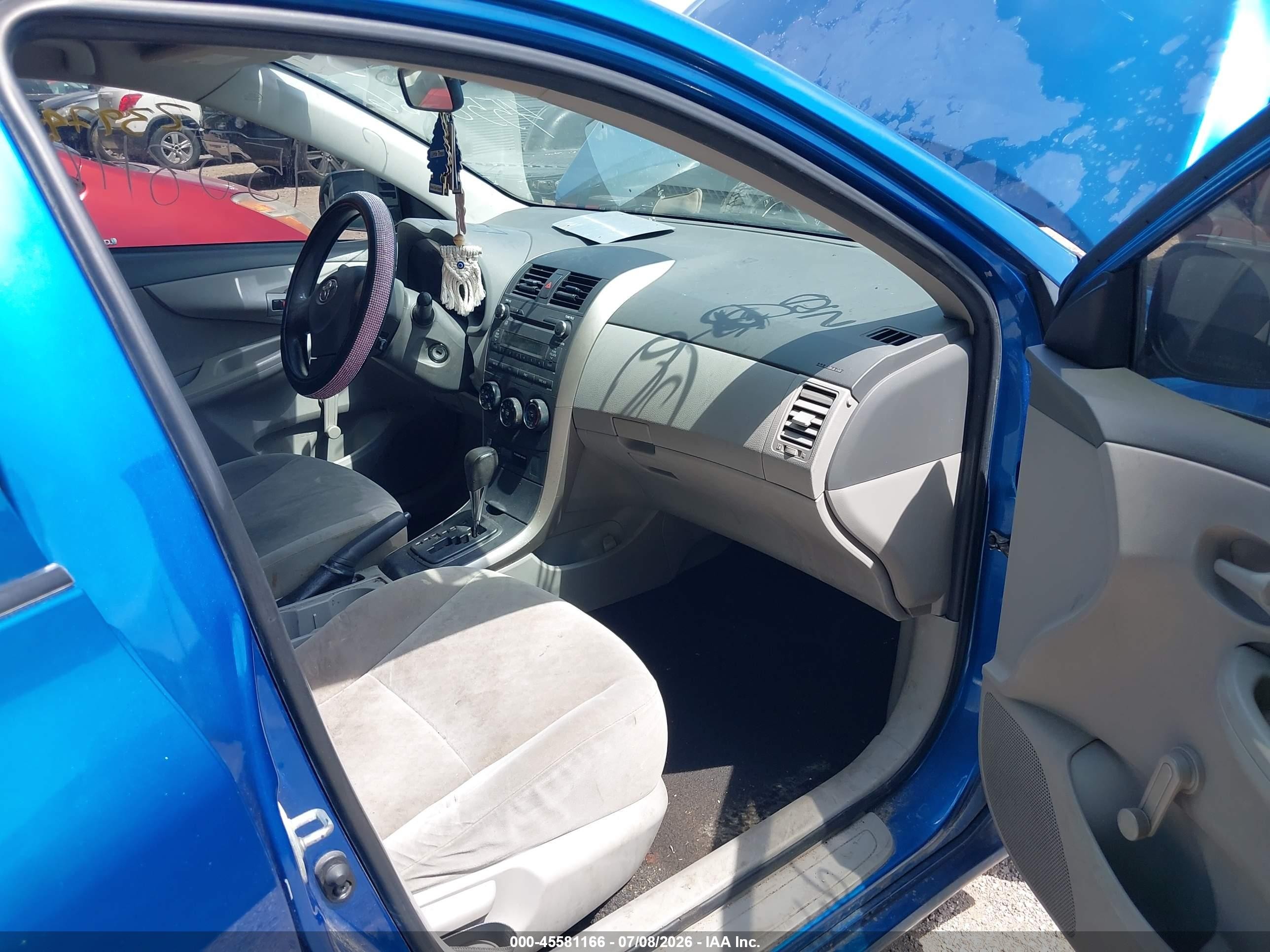 2010 Toyota Corolla   Blue vin: JTDBU4EE5AJ067746