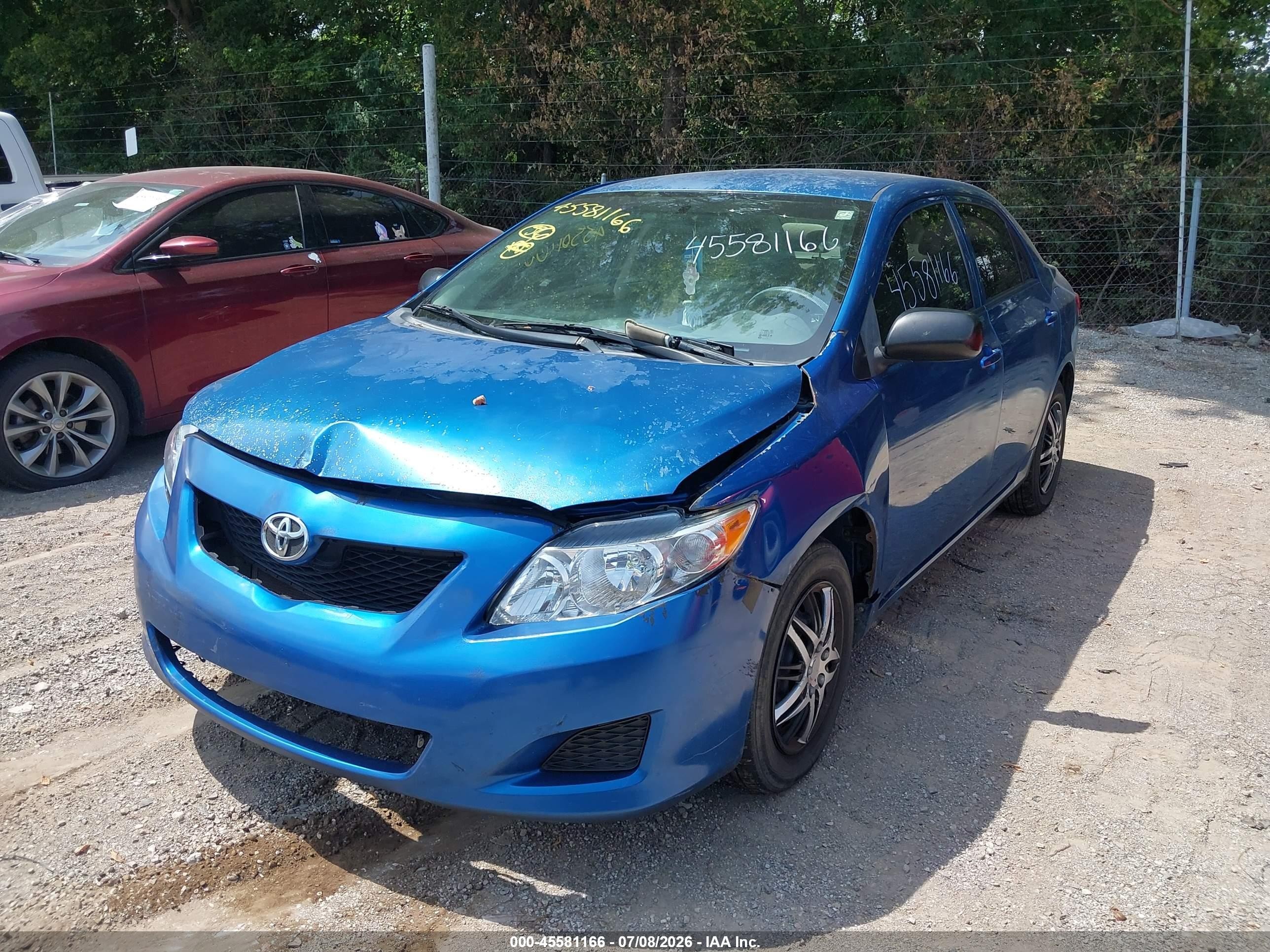 2010 Toyota Corolla   Blue vin: JTDBU4EE5AJ067746
