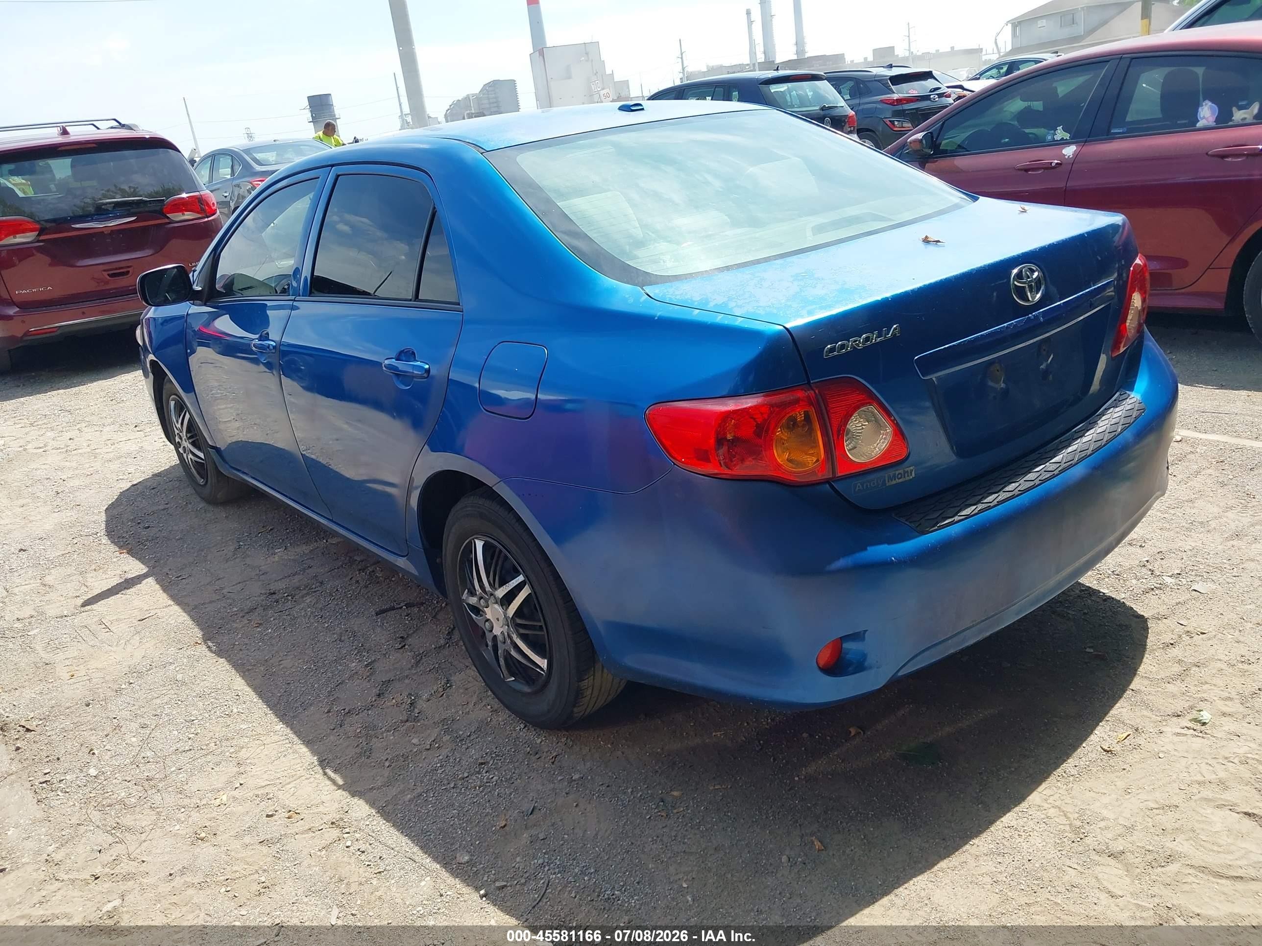 2010 Toyota Corolla   Blue vin: JTDBU4EE5AJ067746
