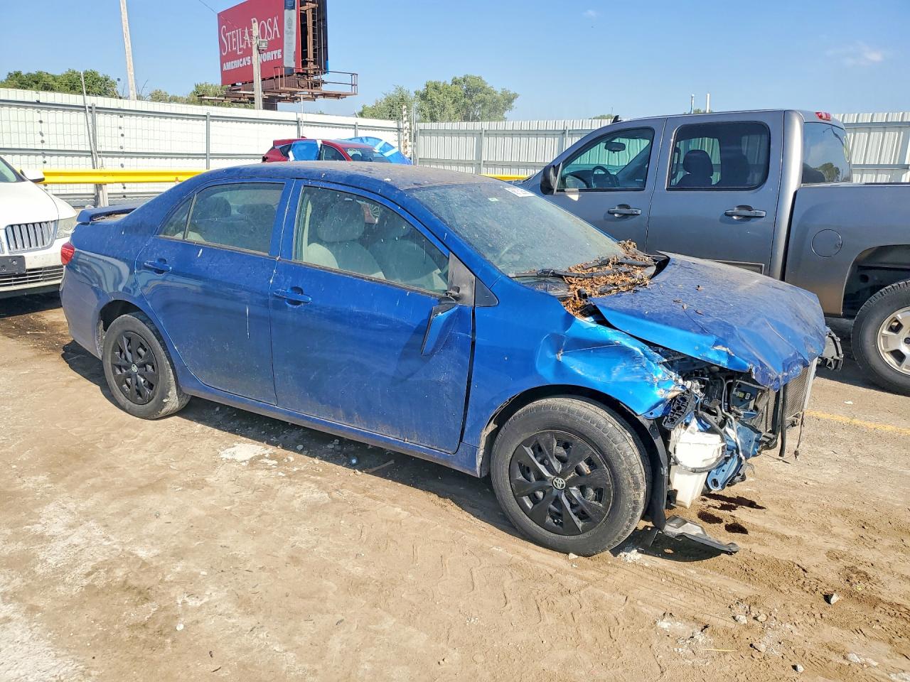 2010 Toyota Corolla Le Blue vin: JTDBU4EE5AJ073451