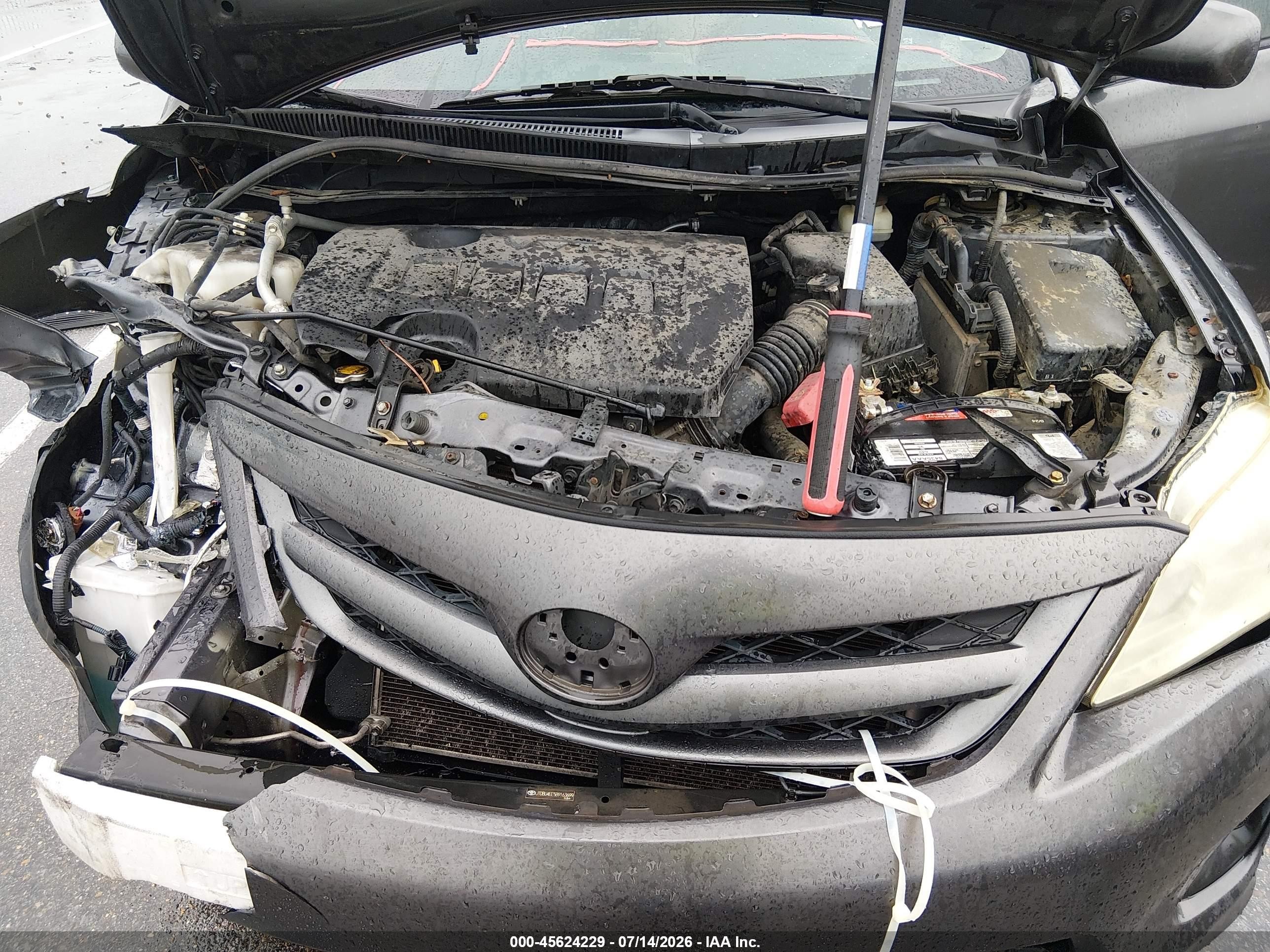 2011 Toyota Corolla Le Gray vin: JTDBU4EE5B9163699