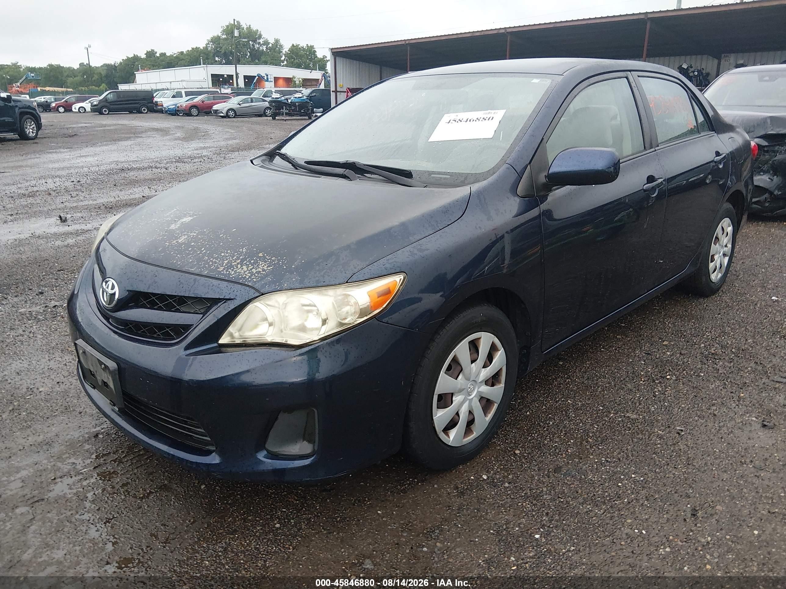 2011 Toyota Corolla Le Blue vin: JTDBU4EE5BJ090400