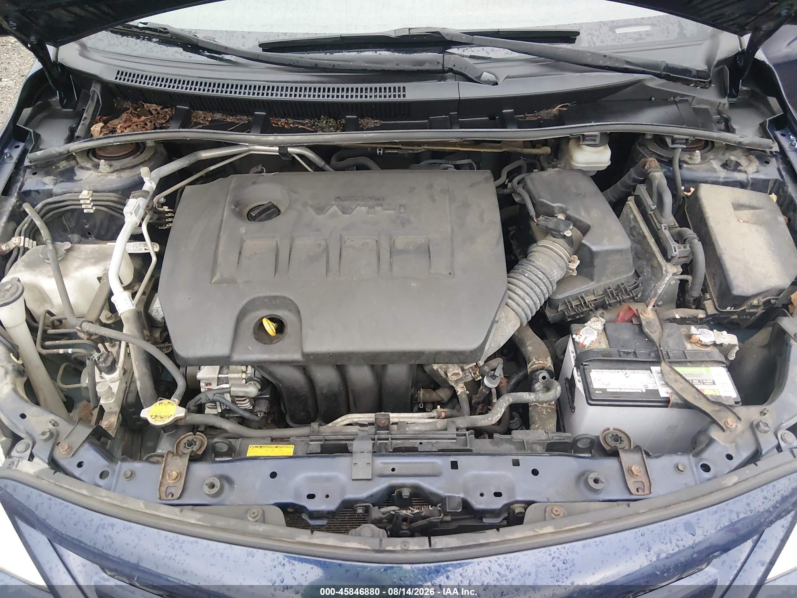 2011 Toyota Corolla Le Blue vin: JTDBU4EE5BJ090400