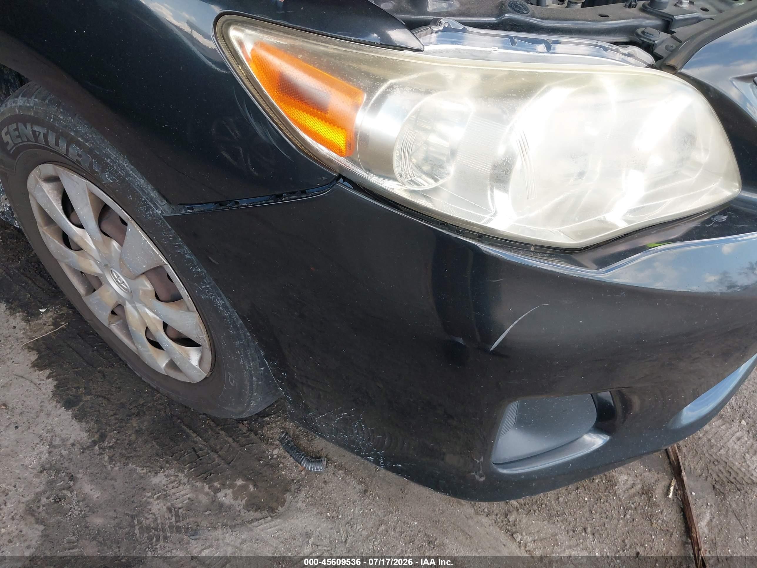 2011 Toyota Corolla Le Black vin: JTDBU4EE5BJ091255