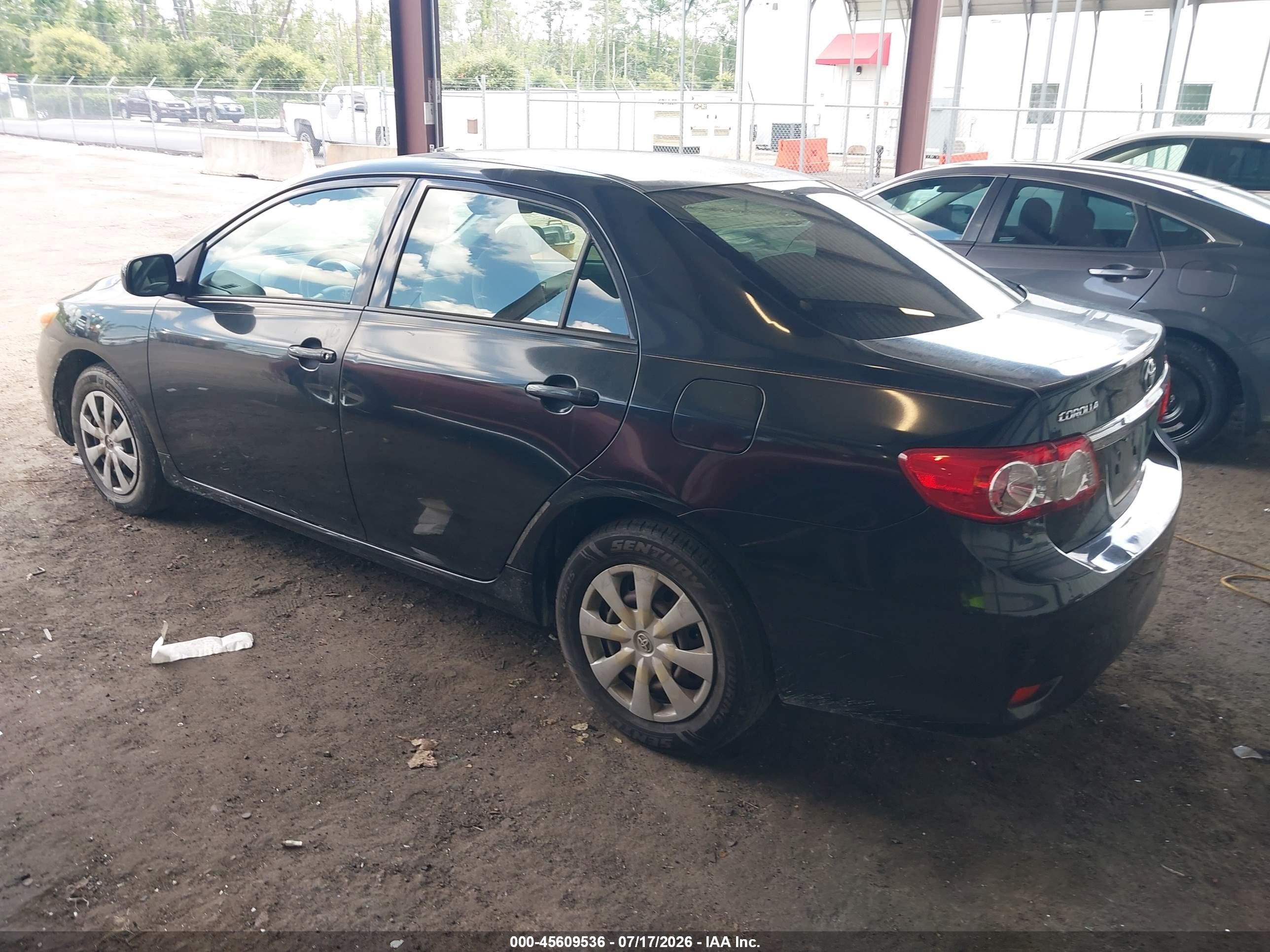 2011 Toyota Corolla Le Black vin: JTDBU4EE5BJ091255